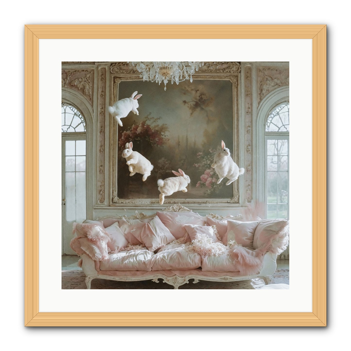 Jubilation -- Framed Print - Natural 20x20
