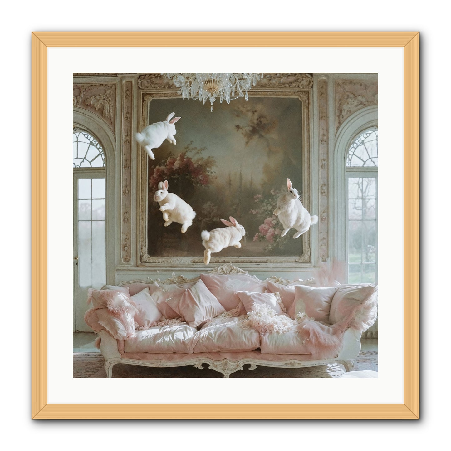 Jubilation -- Framed Print - Natural 24x24