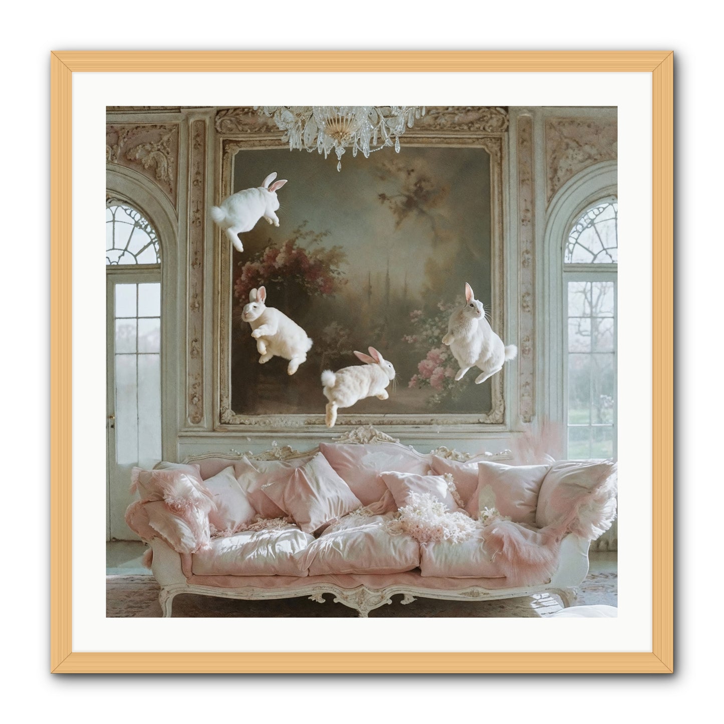 Jubilation -- Framed Print - Natural 30x30