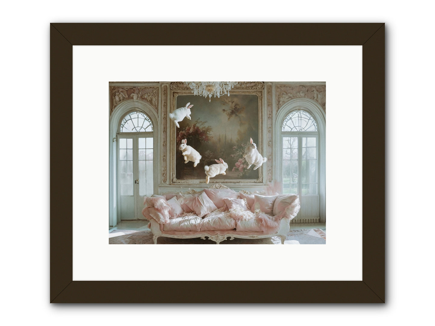 Jubilation Avec Fenetres -- Framed Print - Black 12x9
