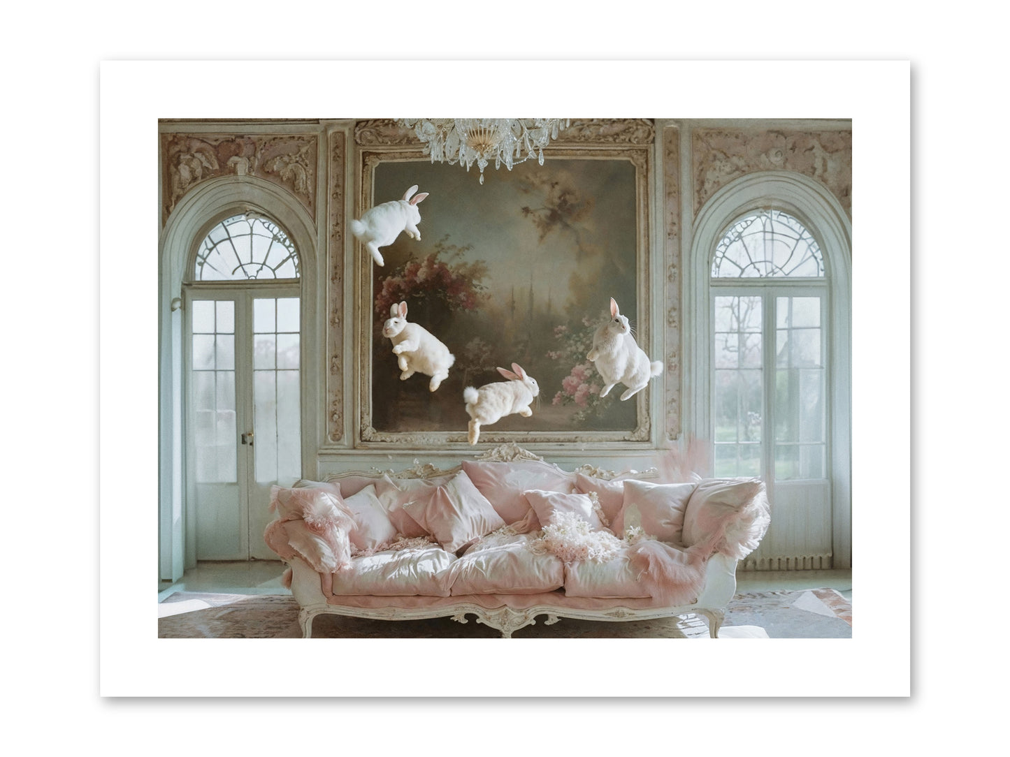 Jubilation Avec Fenetres -- Loose Canvas Print 12x9
