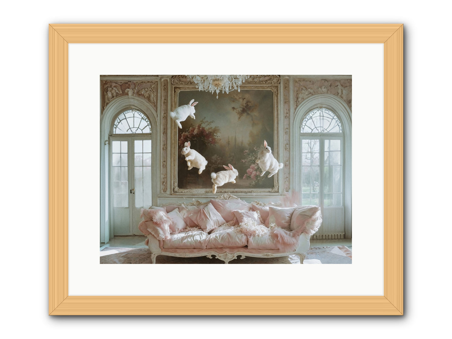 Jubilation Avec Fenetres -- Framed Print - Natural 16x12
