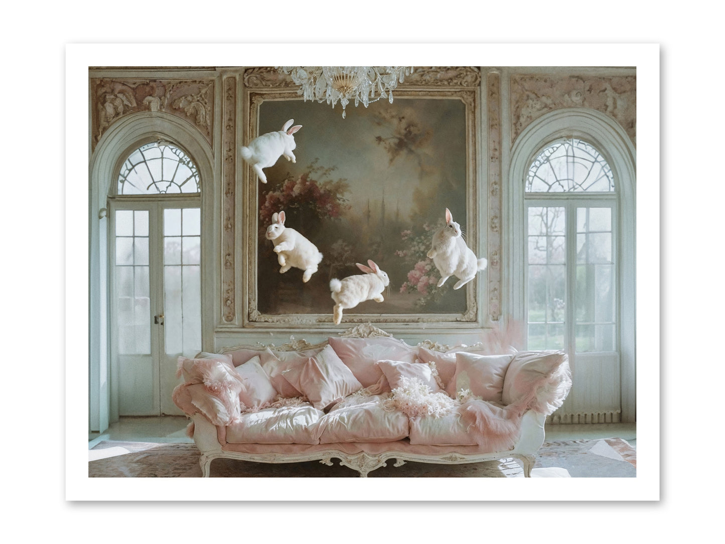 Jubilation Avec Fenetres -- Loose Canvas Print 24x18