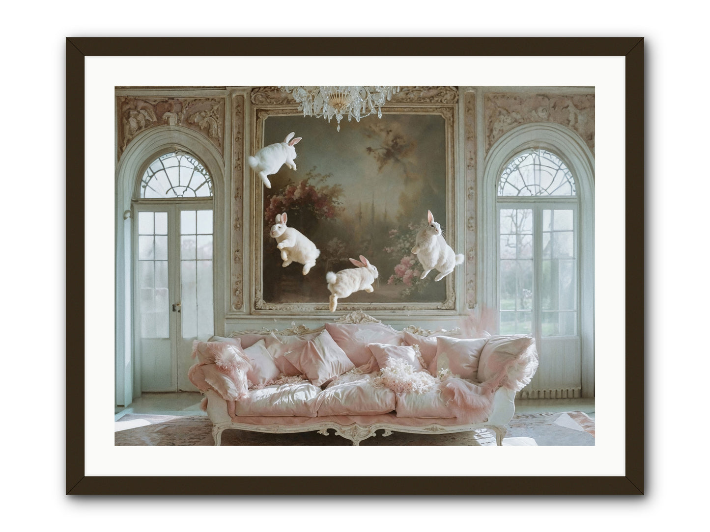Jubilation Avec Fenetres -- Framed Print - Black 32x24