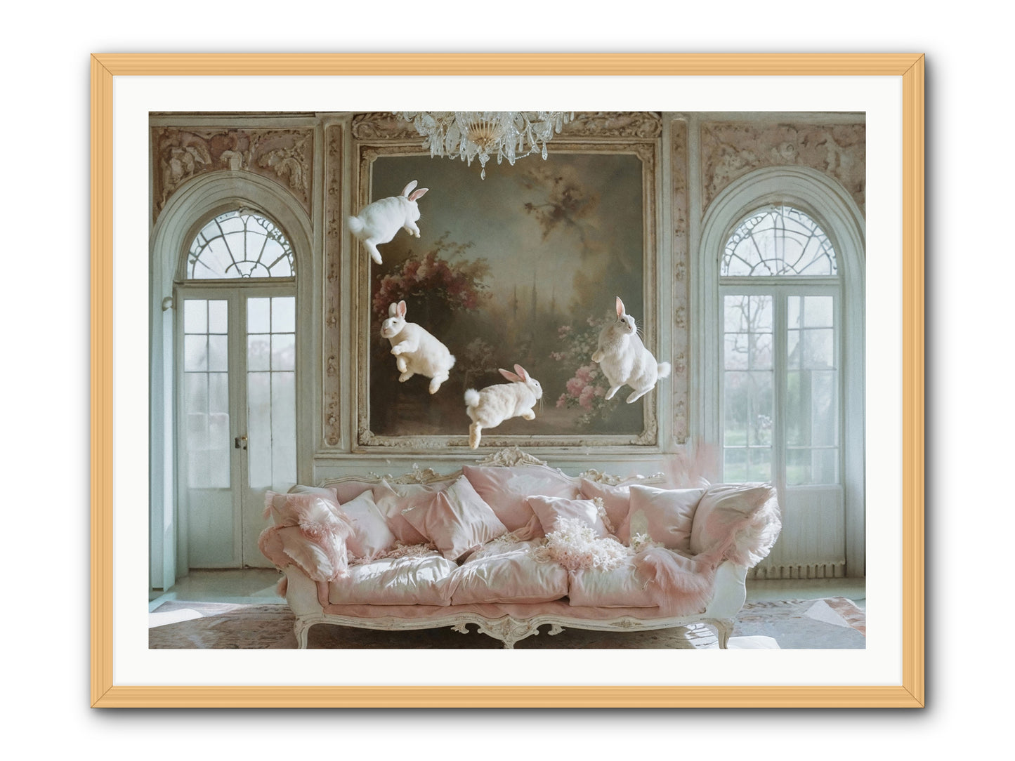 Jubilation Avec Fenetres -- Framed Print - Natural 40x30