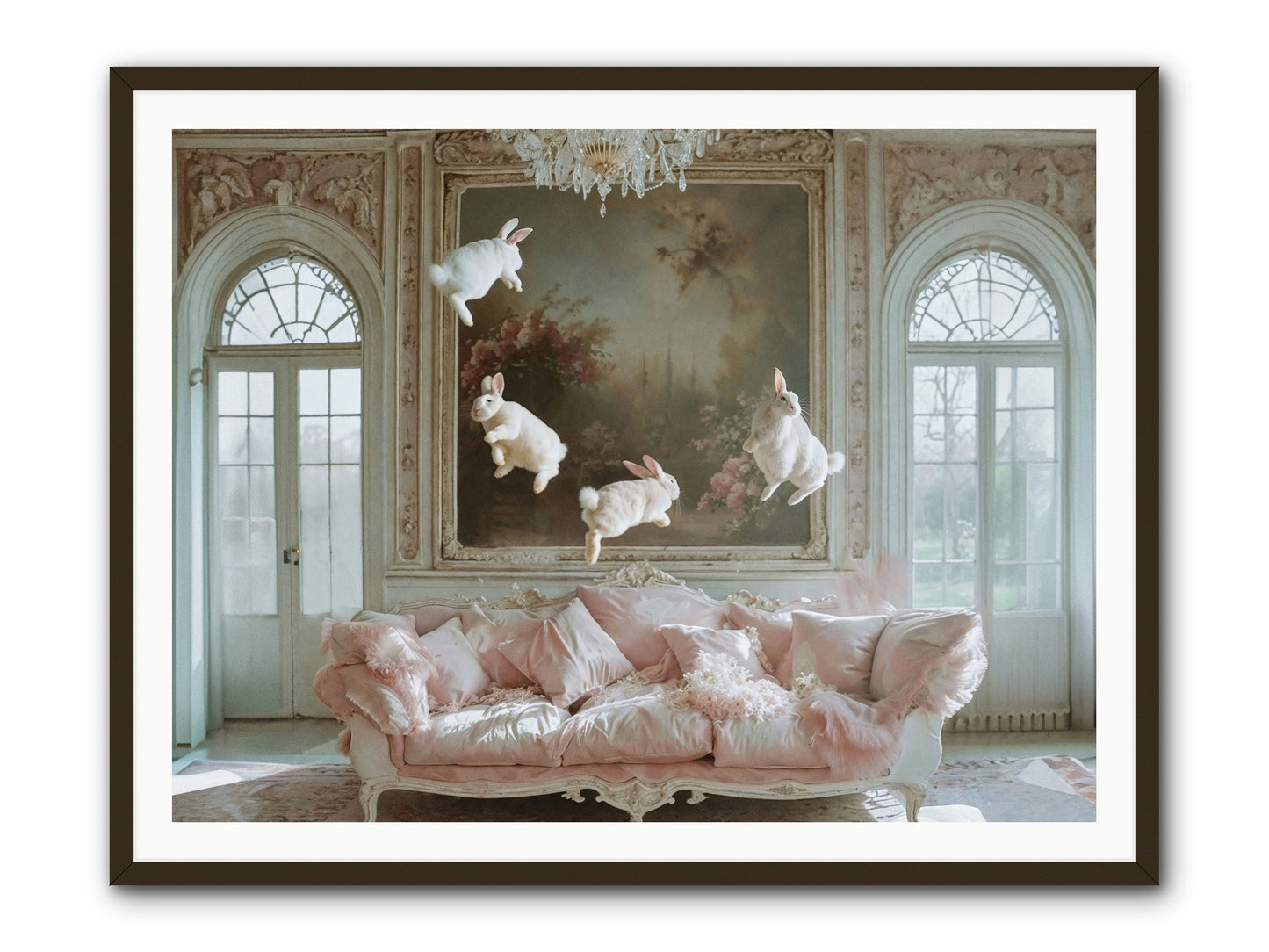 Jubilation Avec Fenetres -- Framed Print - Black 48x36