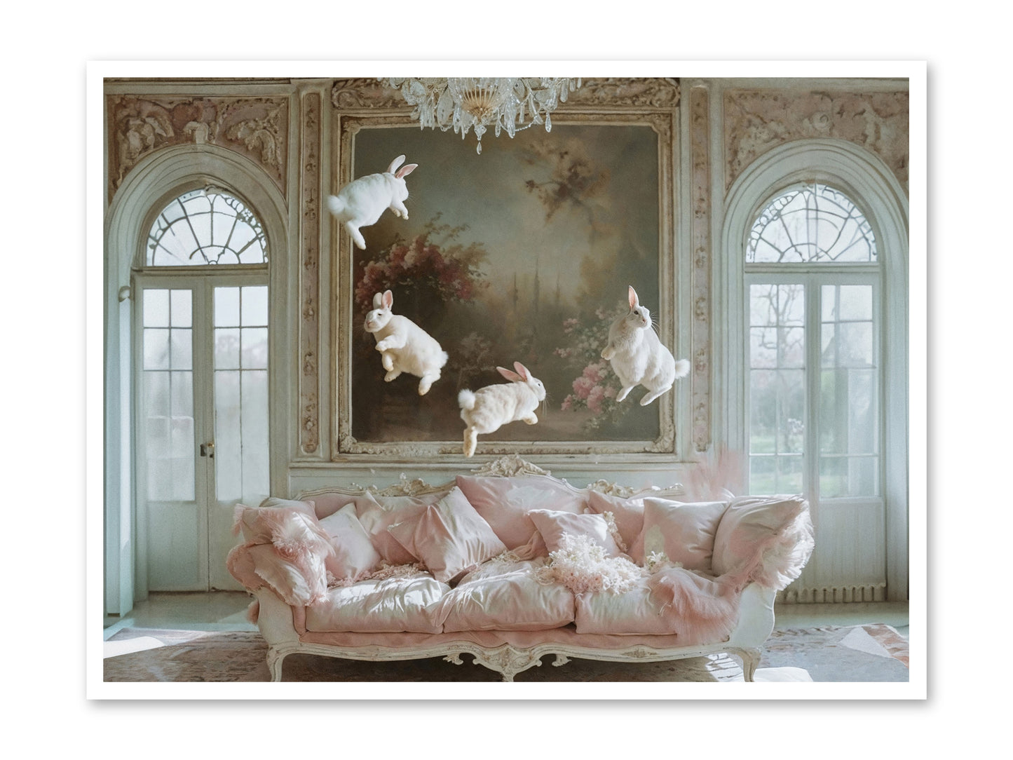 Jubilation Avec Fenetres -- Loose Canvas Print 48x36