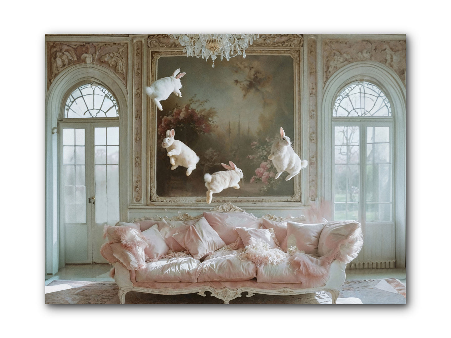 Jubilation Avec Fenetres -- Wrapped Canvas 12x9