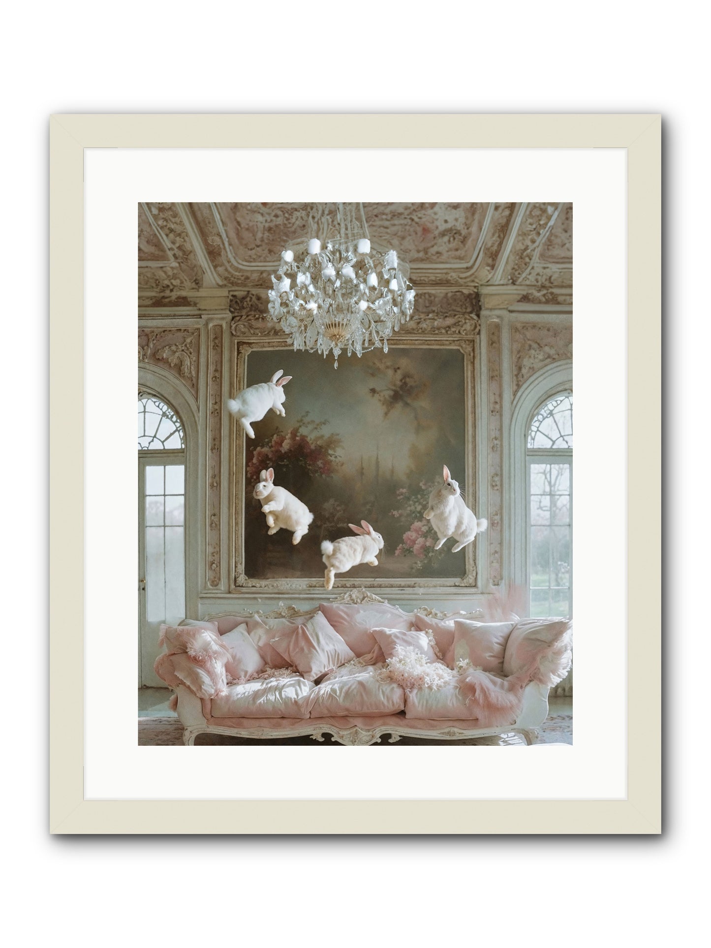 Jubilation Grande -- Framed Print - White 16x20