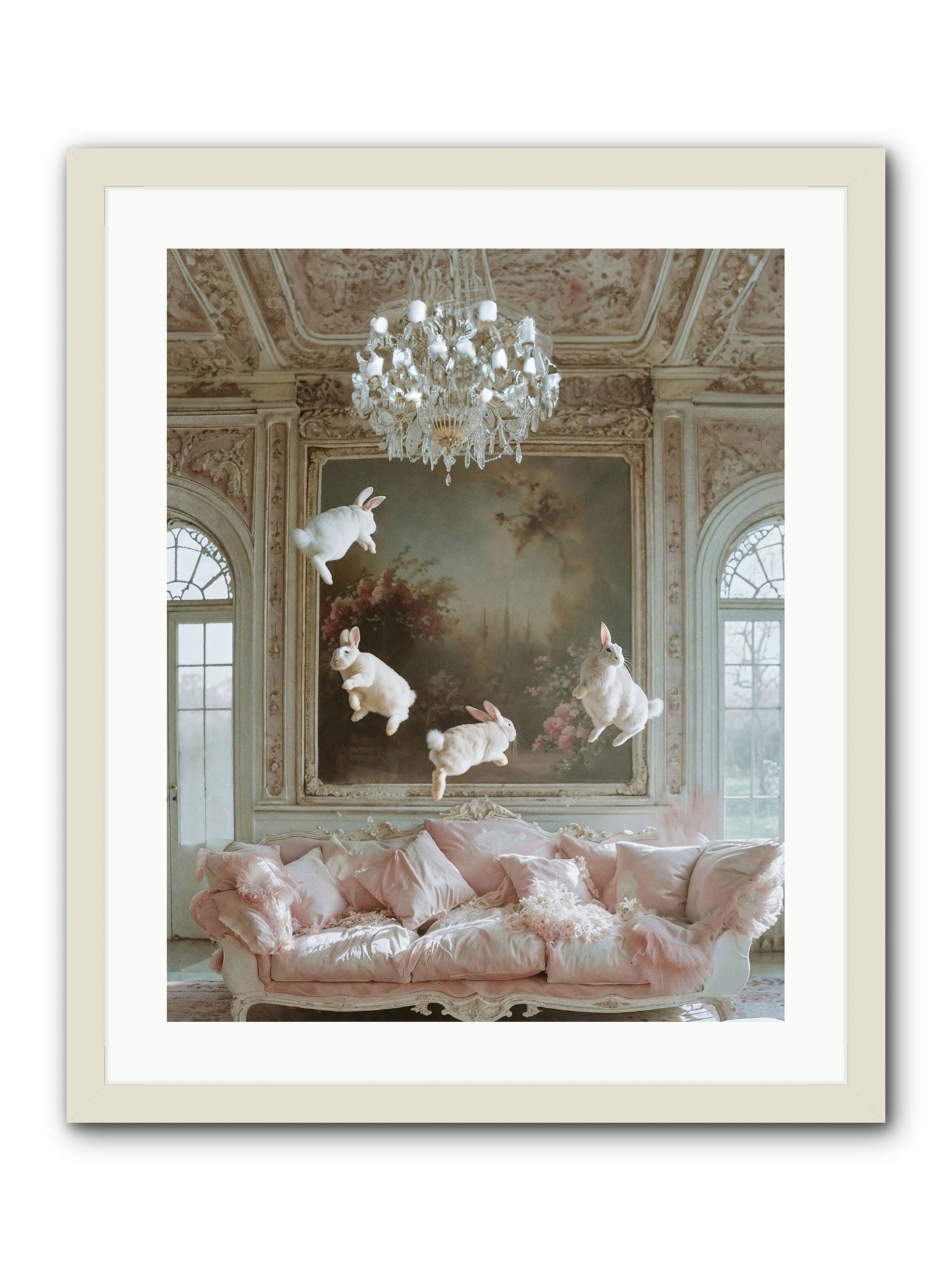 Jubilation Grande -- Framed Print - White 20x25