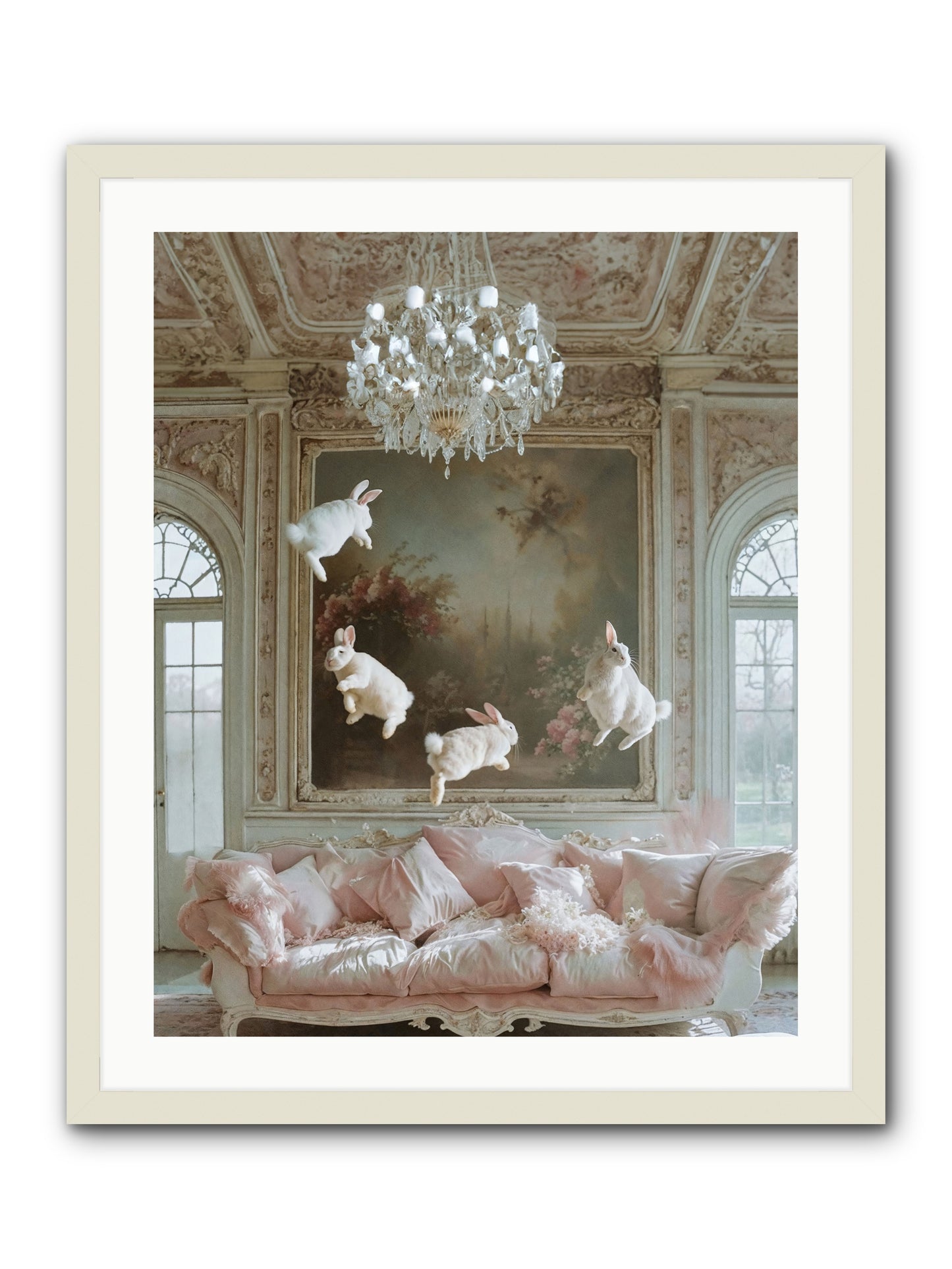 Jubilation Grande -- Framed Print - White 24x30