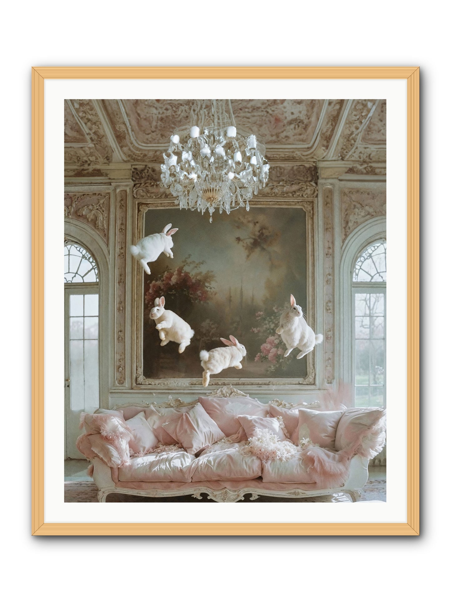 Jubilation Grande -- Framed Print - Natural 32x40