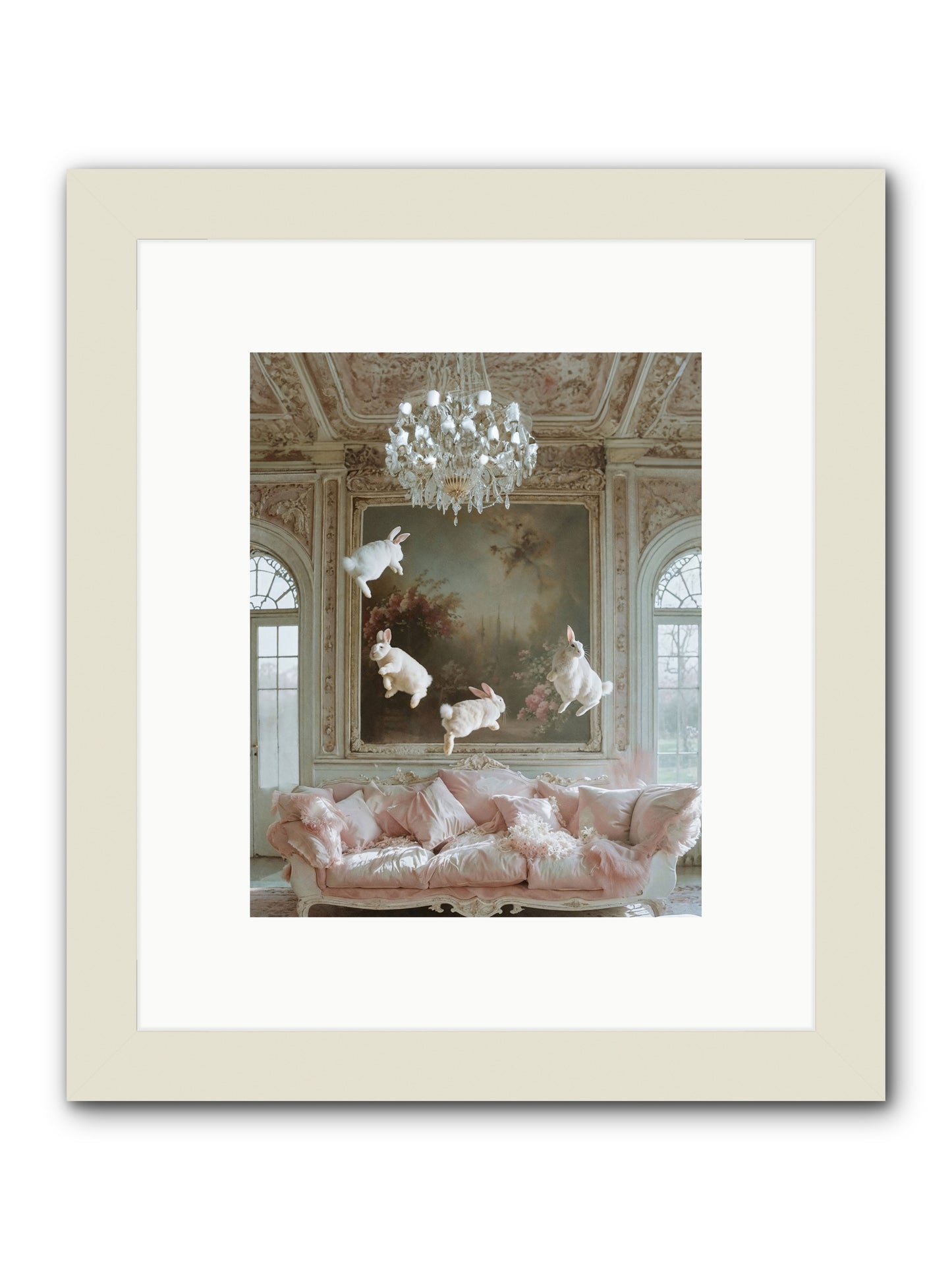Jubilation Grande -- Framed Print - White 8x10