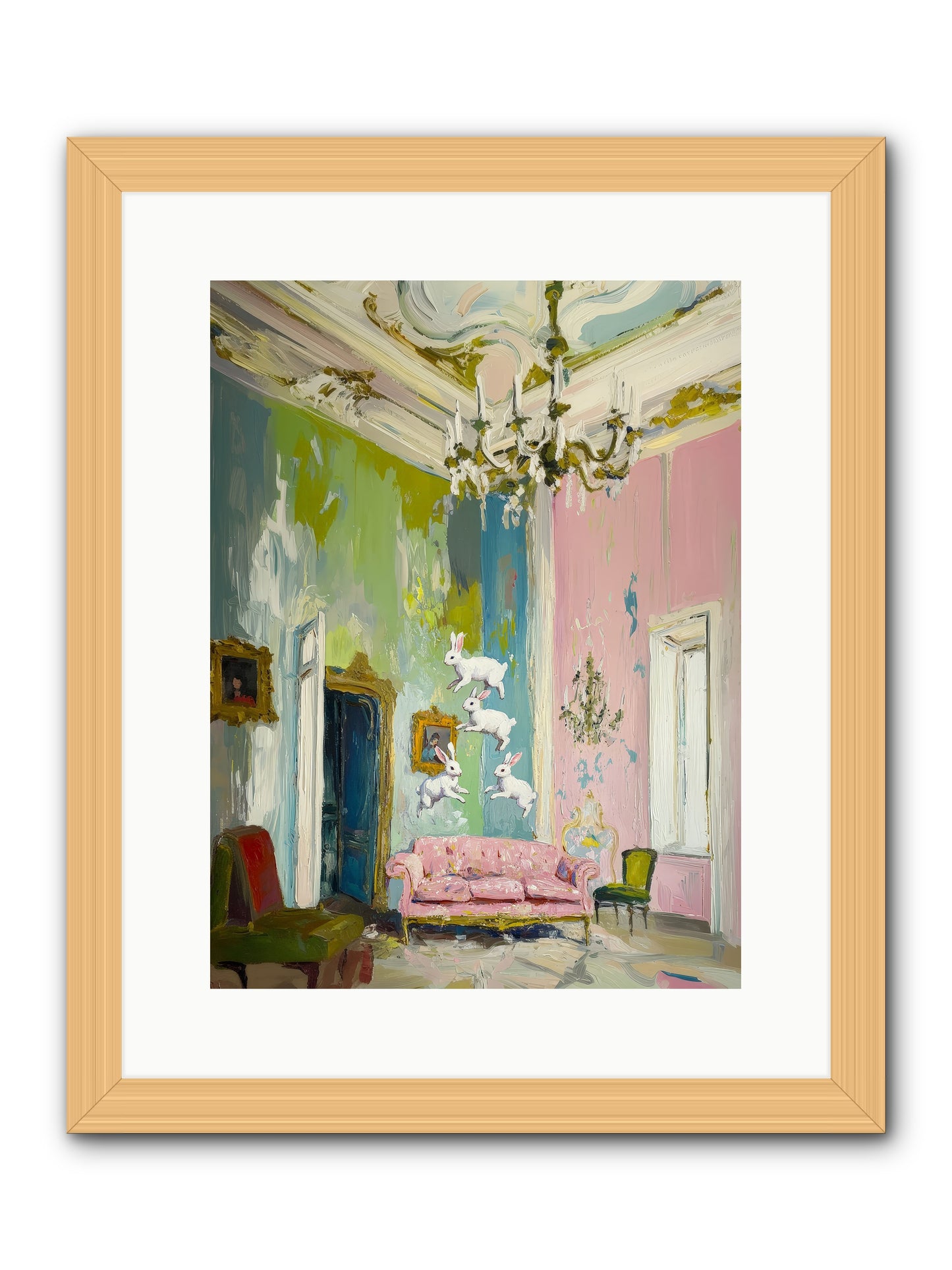 Jubilation No. 10 -- Framed Print - Natural 12x16