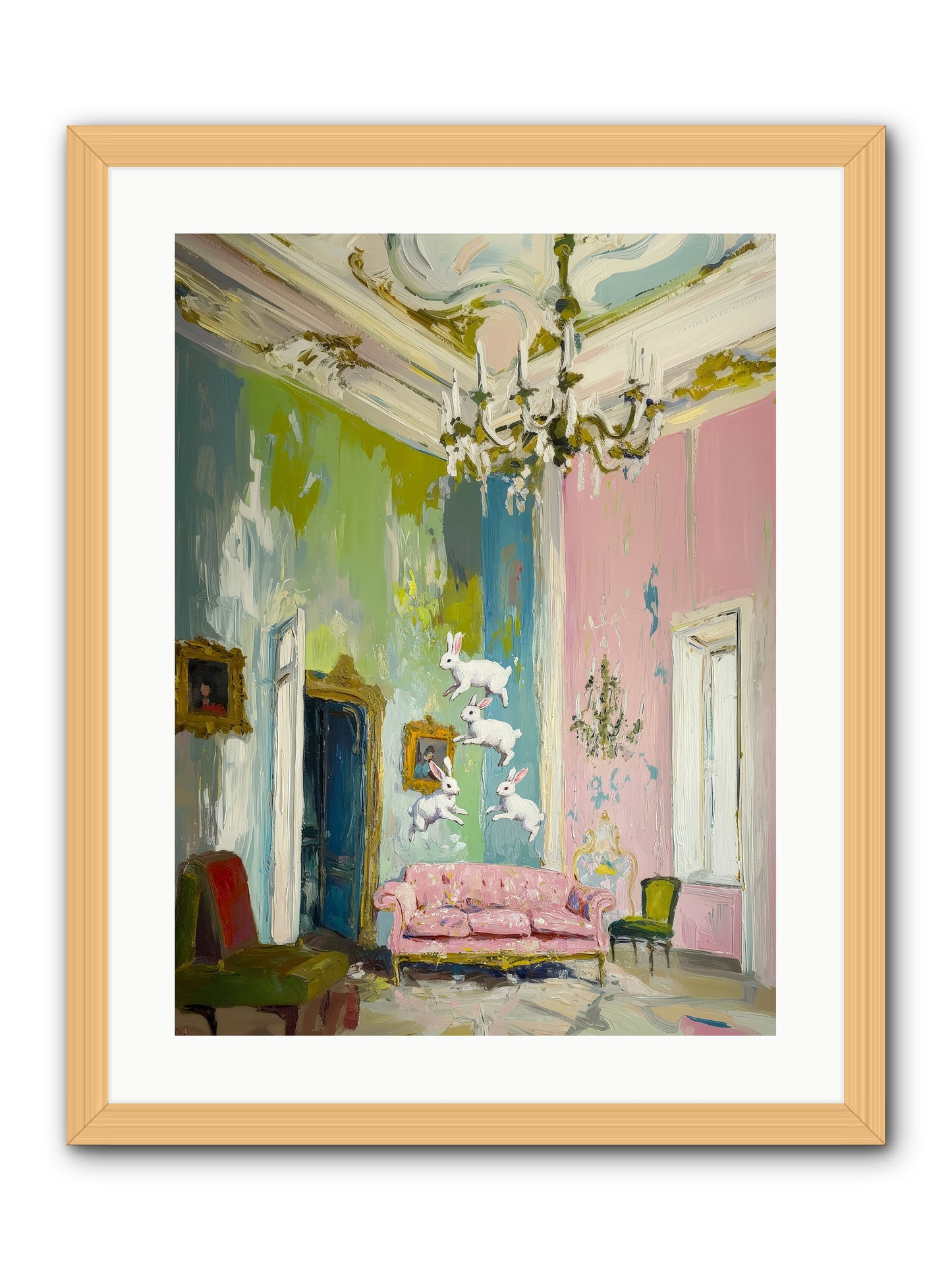Jubilation No. 10 -- Framed Print - Natural 18x24