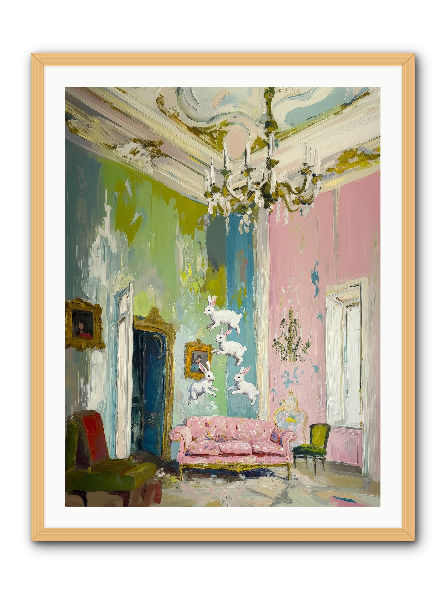 Jubilation No. 10 -- Framed Print - Natural 30x40