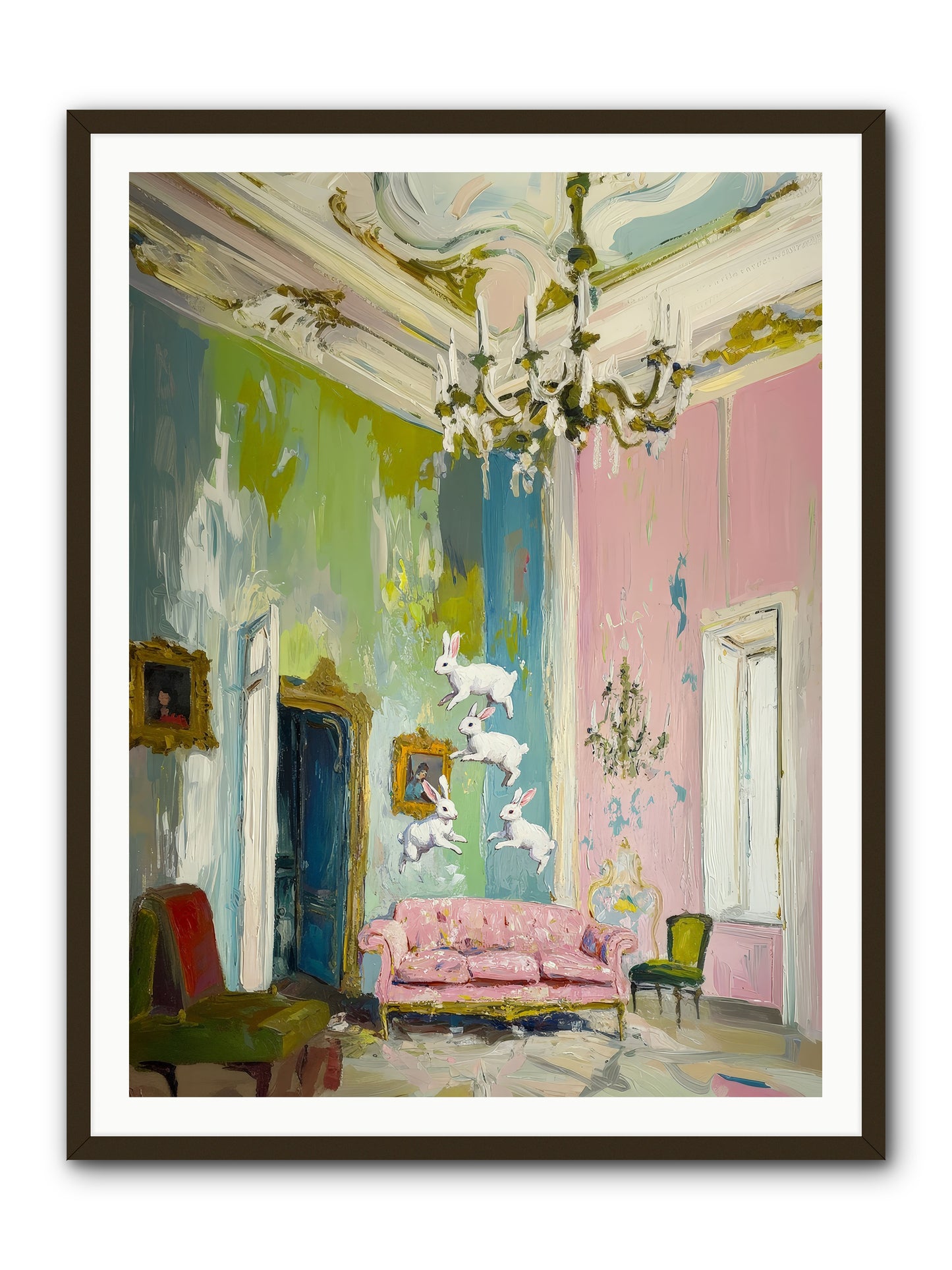 Jubilation No. 10 -- Framed Print - Black 36x48