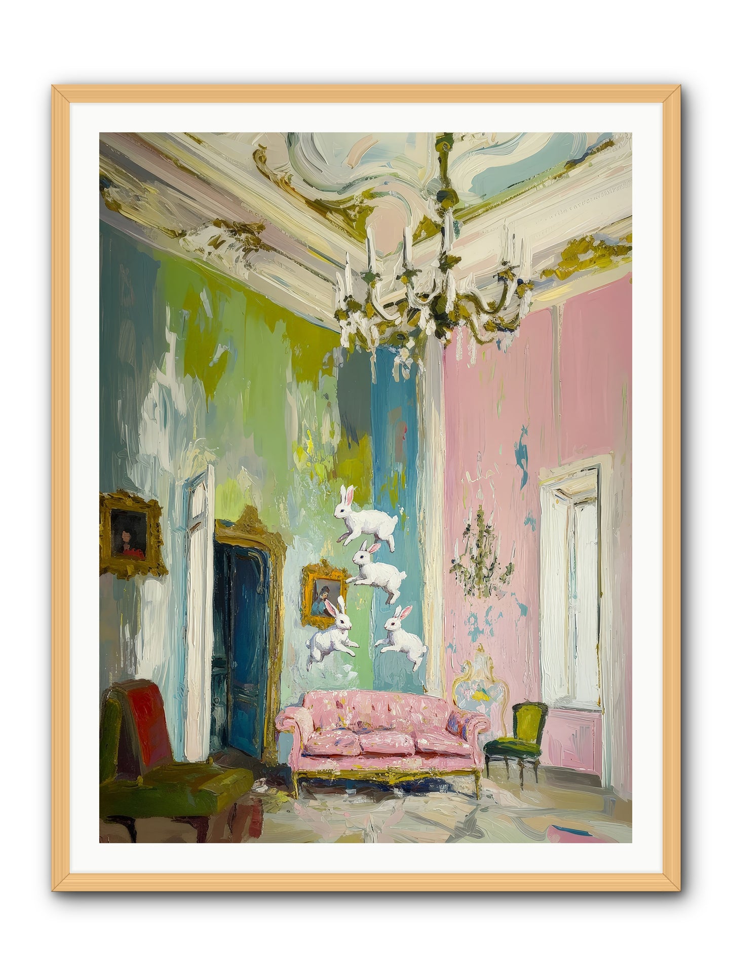 Jubilation No. 10 -- Framed Print - Natural 36x48