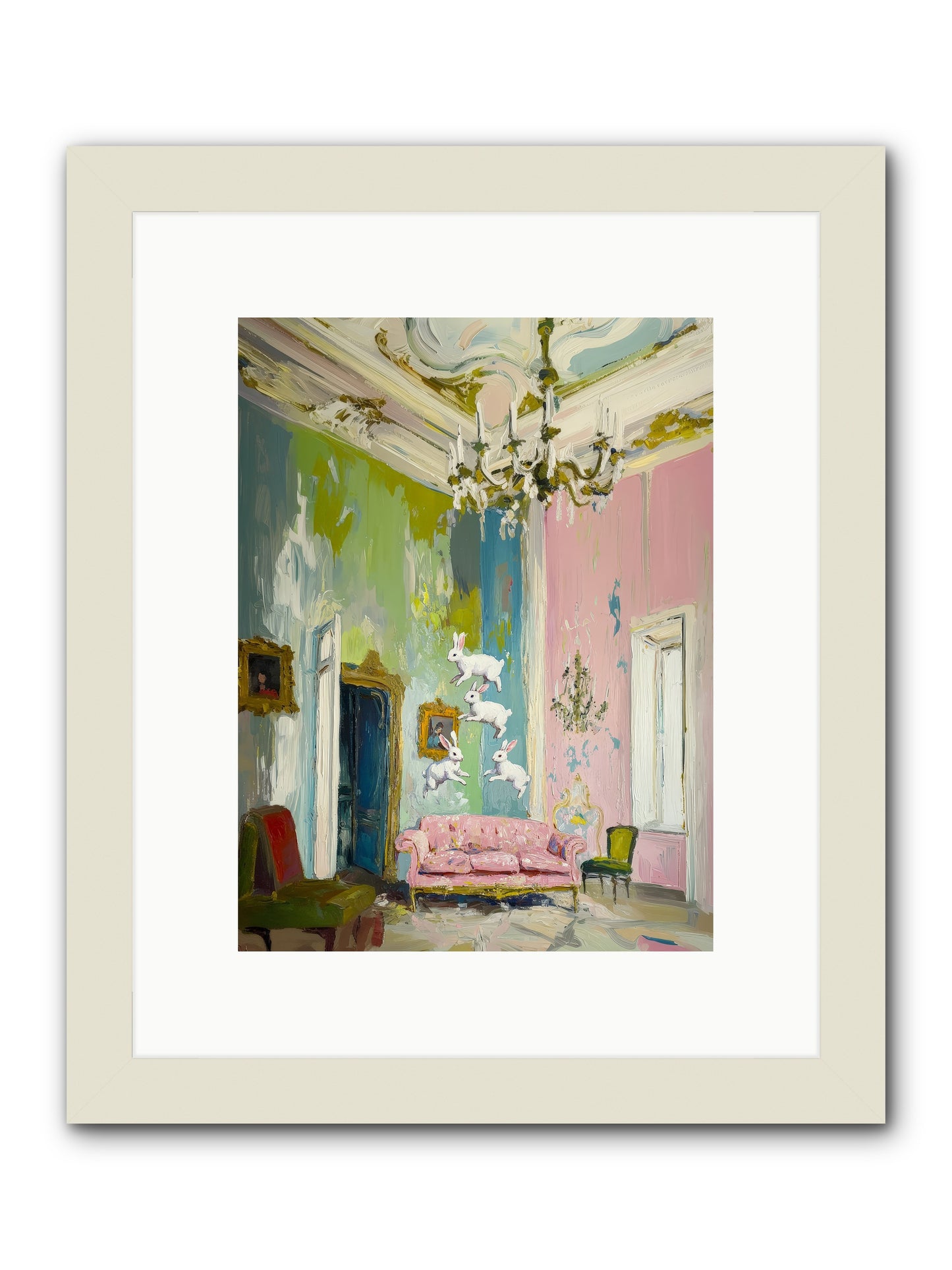 Jubilation No. 10 -- Framed Print - White 9x12