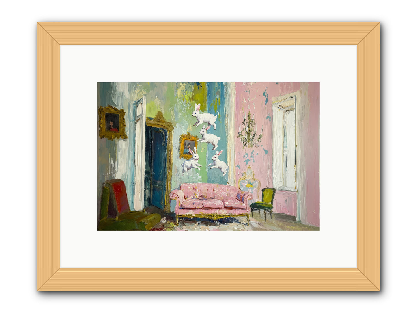 Jubilation No. 11 -- Framed Print - Natural 12x8