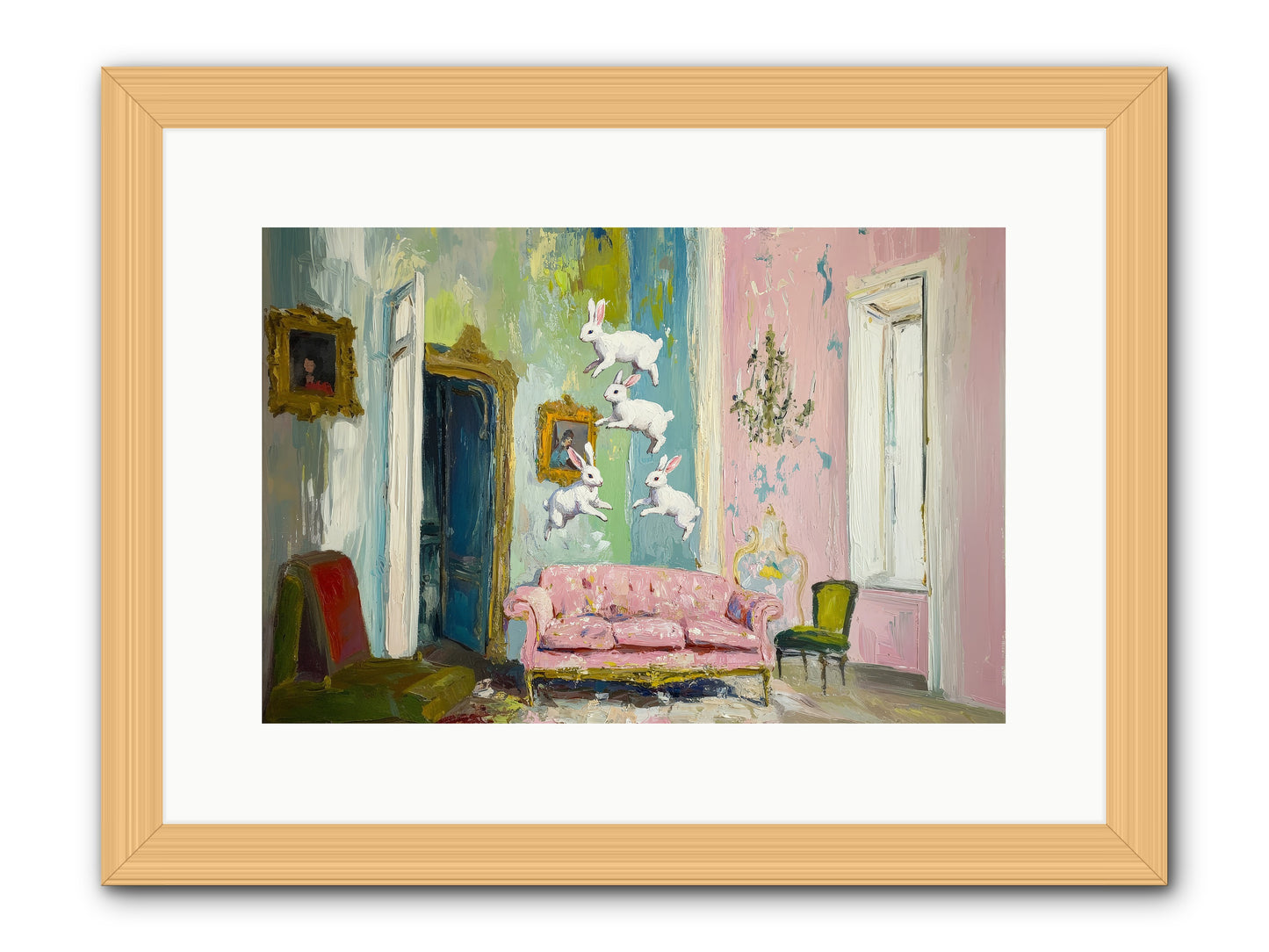 Jubilation No. 11 -- Framed Print - Natural 15x10