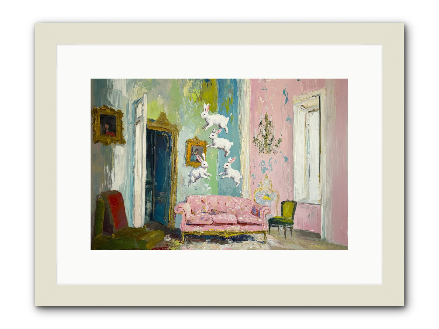 Jubilation No. 11 -- Framed Print - White 15x10