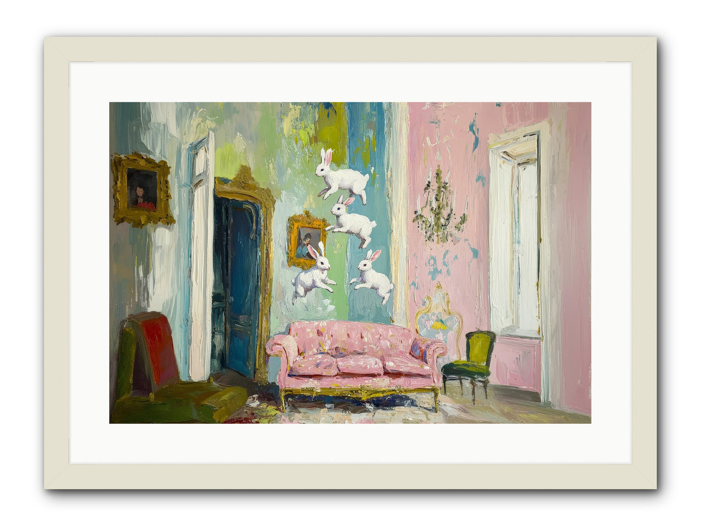 Jubilation No. 11 -- Framed Print - White 24x16