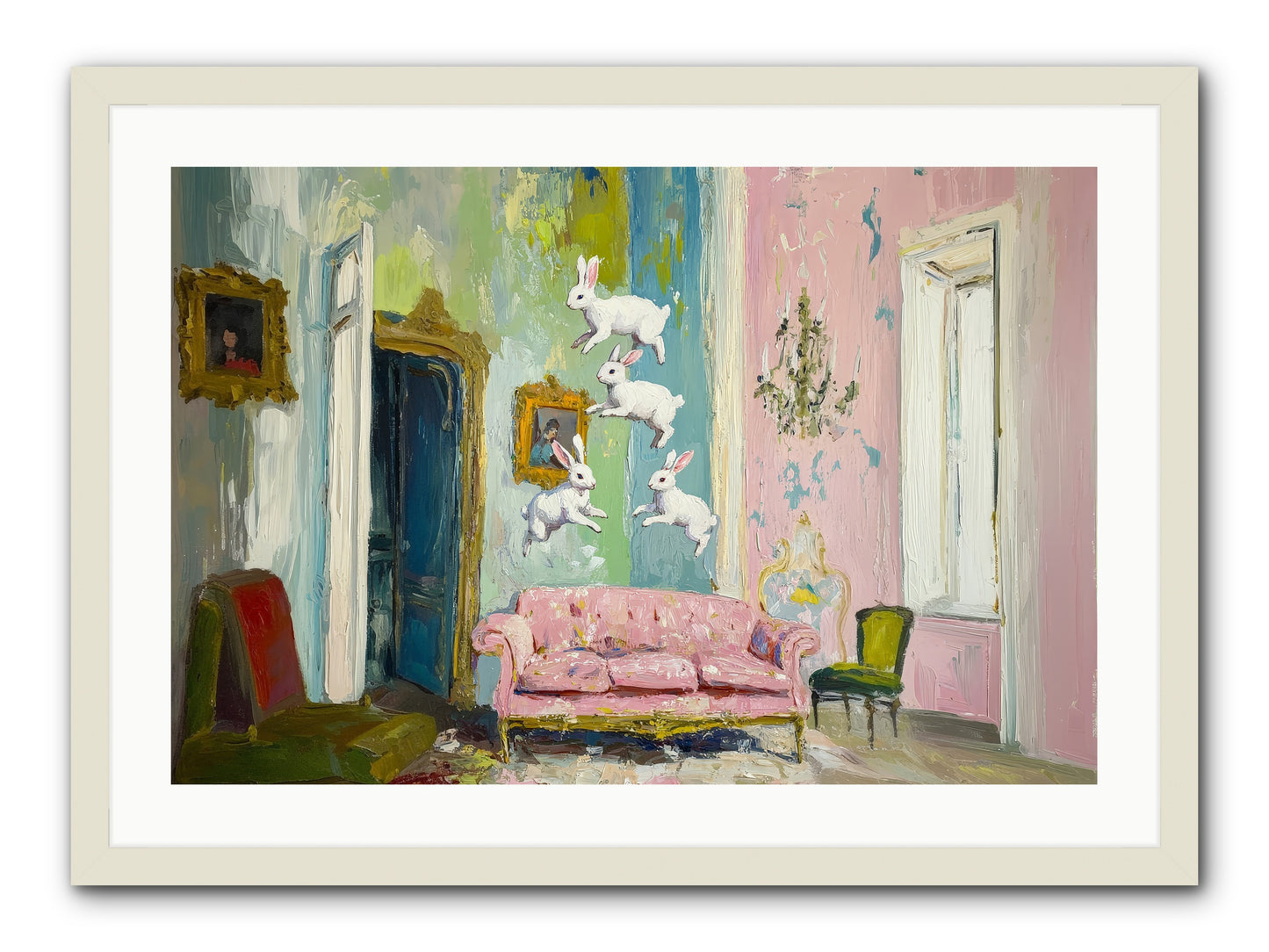 Jubilation No. 11 -- Framed Print - White 30x20
