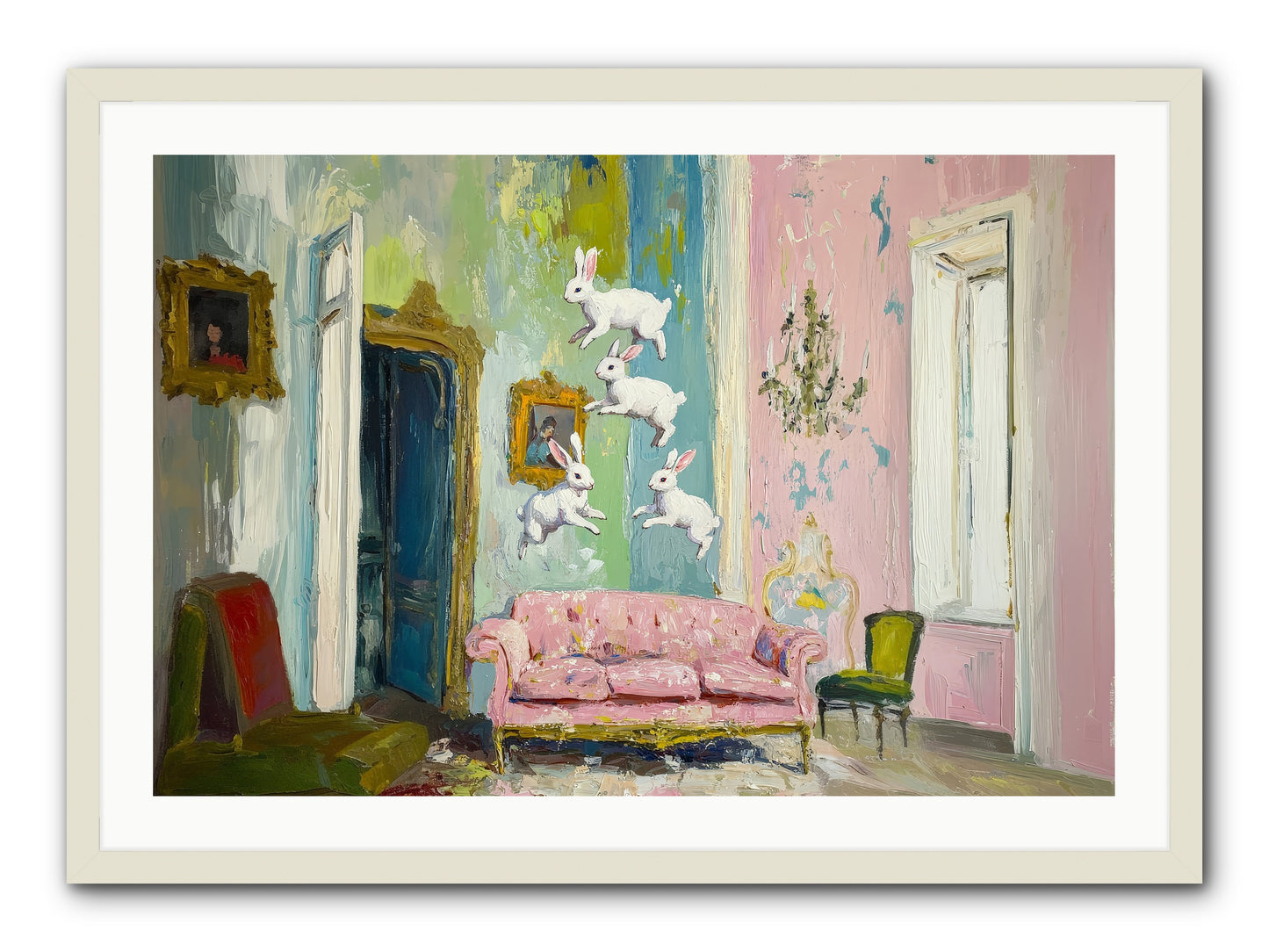 Jubilation No. 11 -- Framed Print - White 36x24