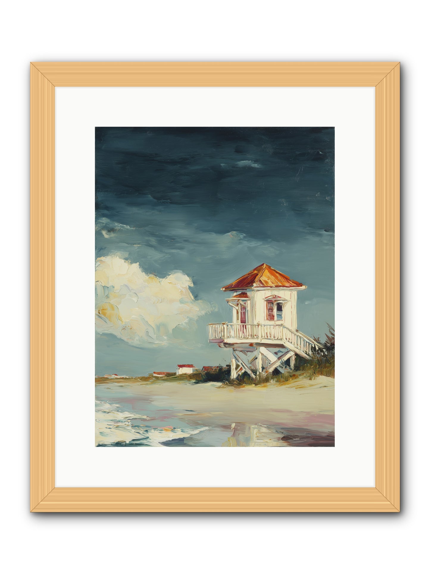 July's Perfect Moment -- Framed Print - Natural 12x16