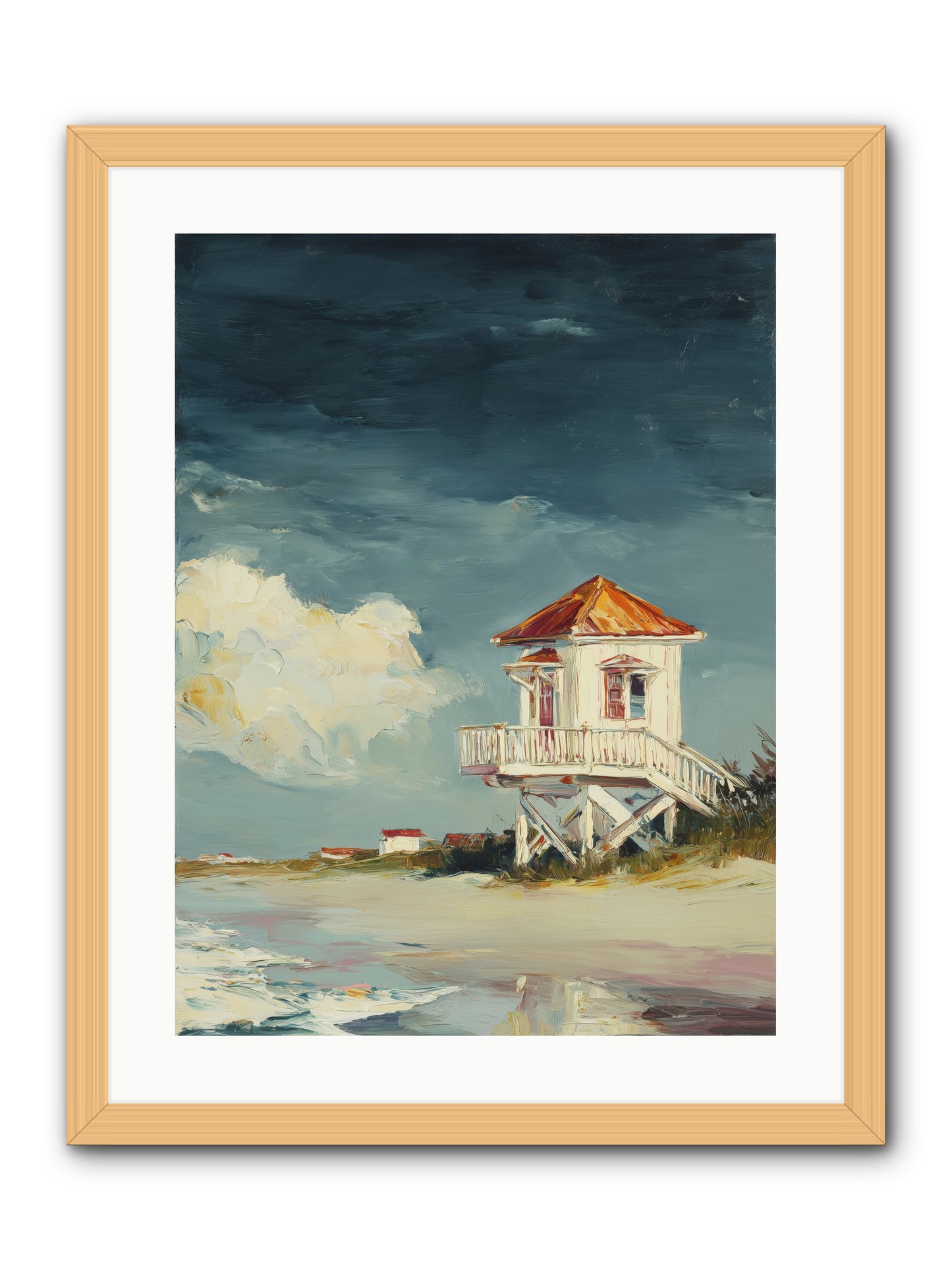 July's Perfect Moment -- Framed Print - Natural 18x24