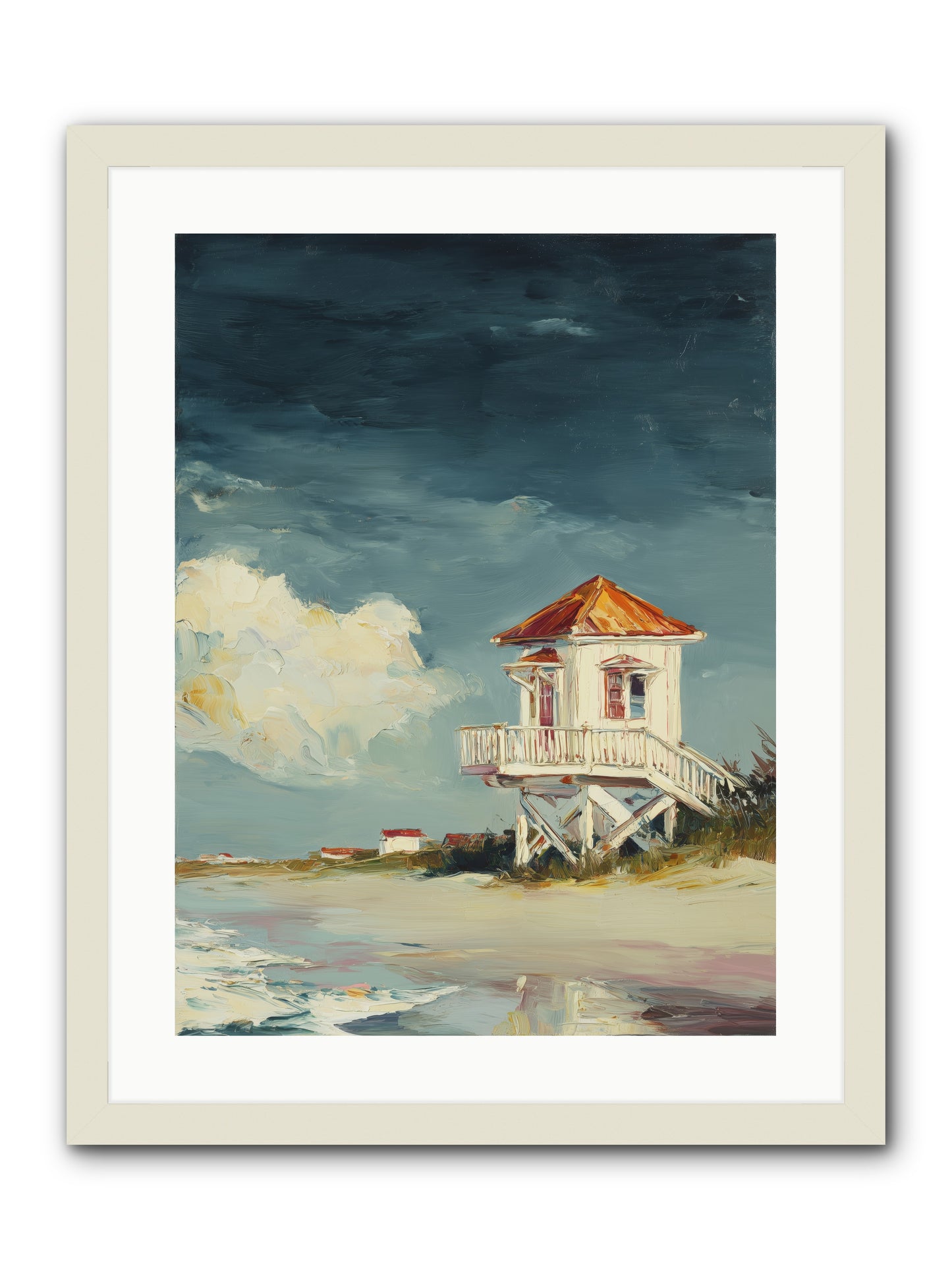 July's Perfect Moment -- Framed Print - White 18x24