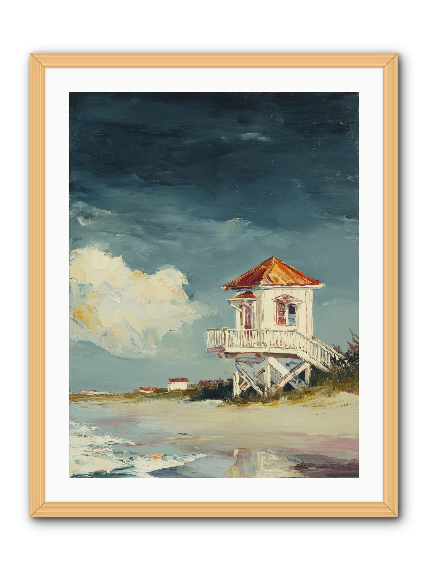 July's Perfect Moment -- Framed Print - Natural 24x32