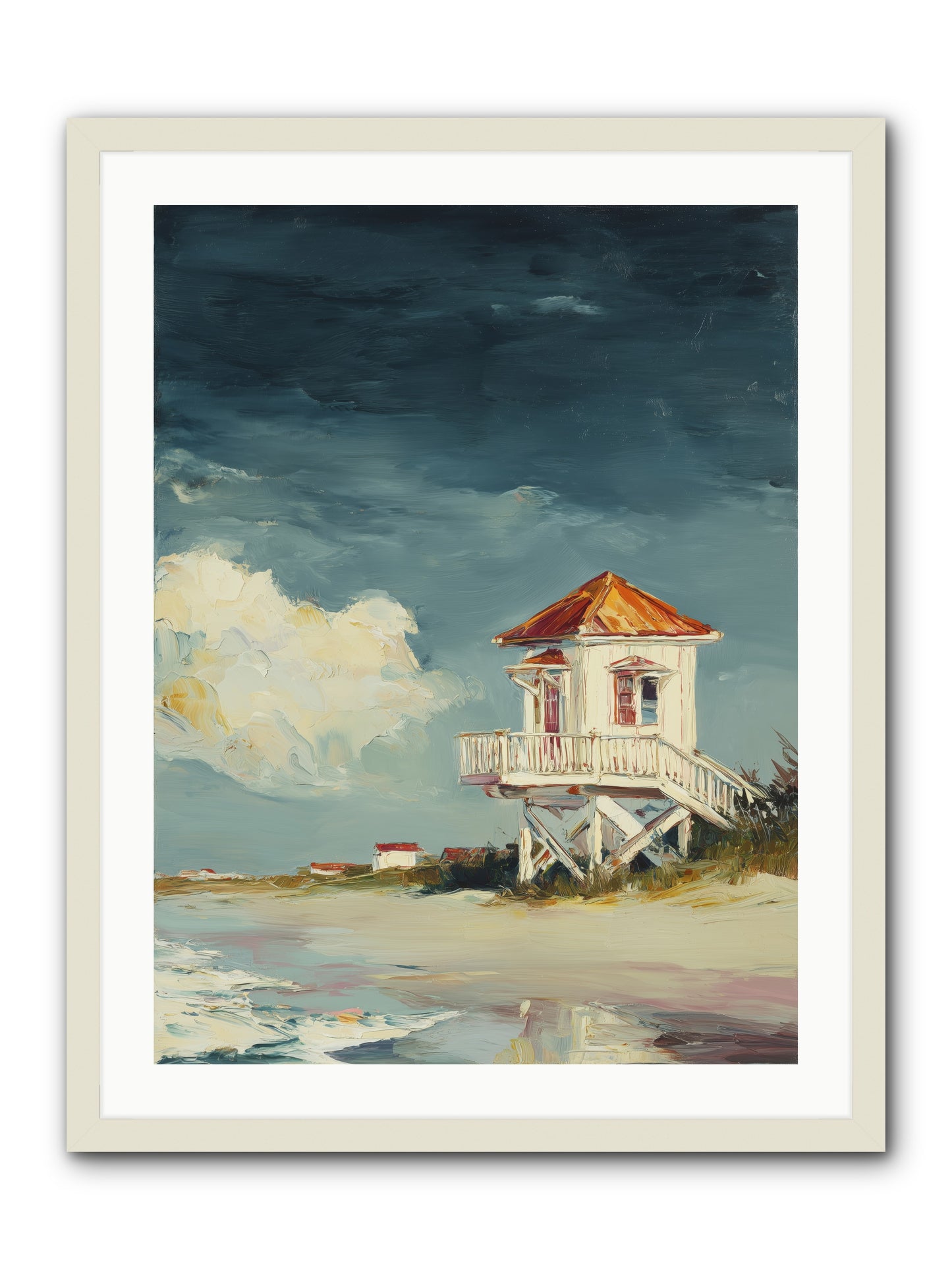 July's Perfect Moment -- Framed Print - White 24x32