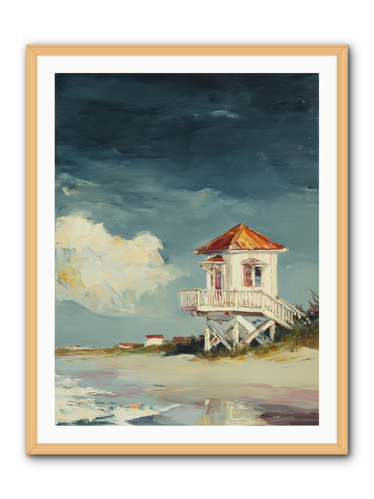 July's Perfect Moment -- Framed Print - Natural 30x40
