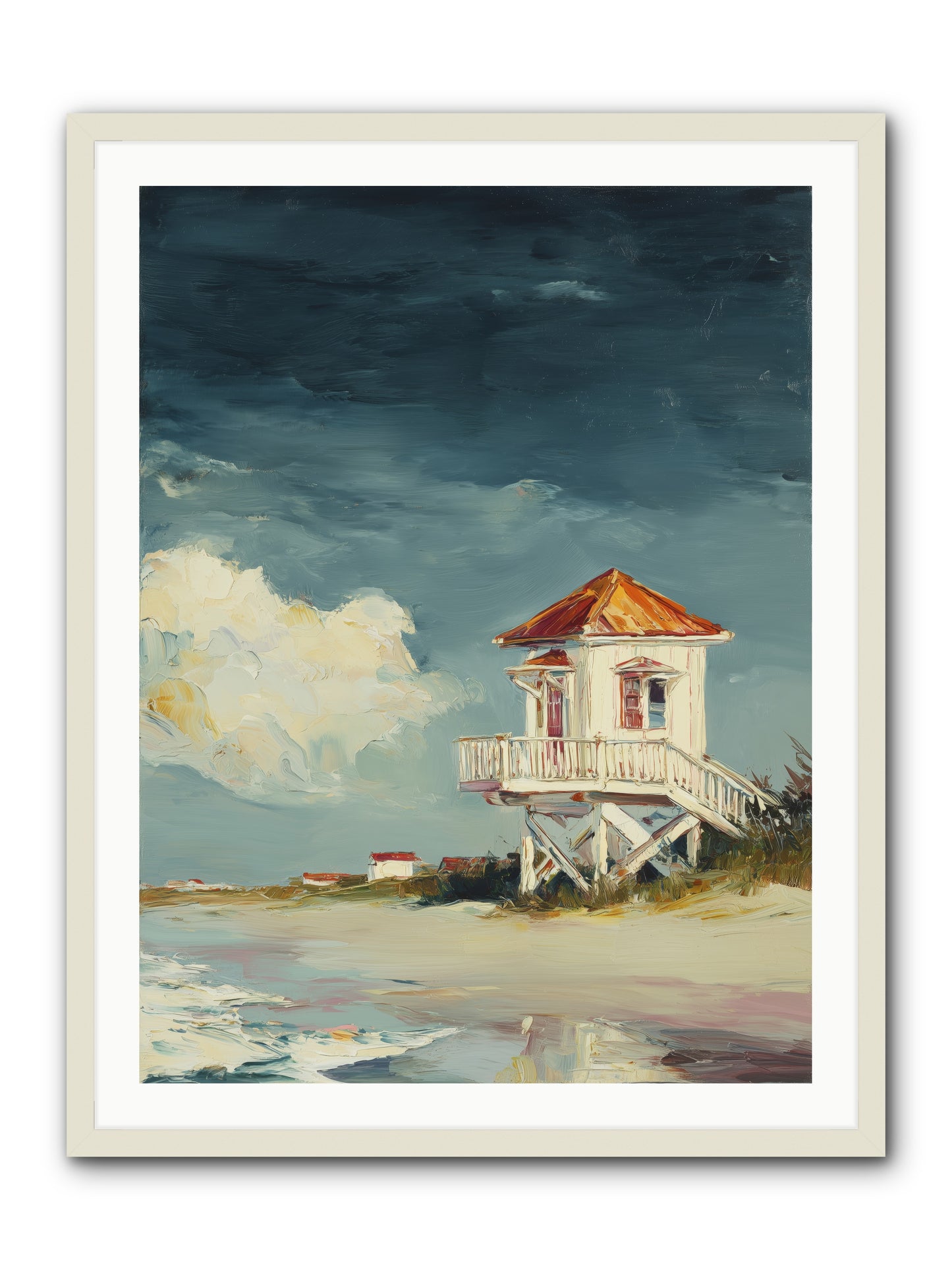 July's Perfect Moment -- Framed Print - White 30x40