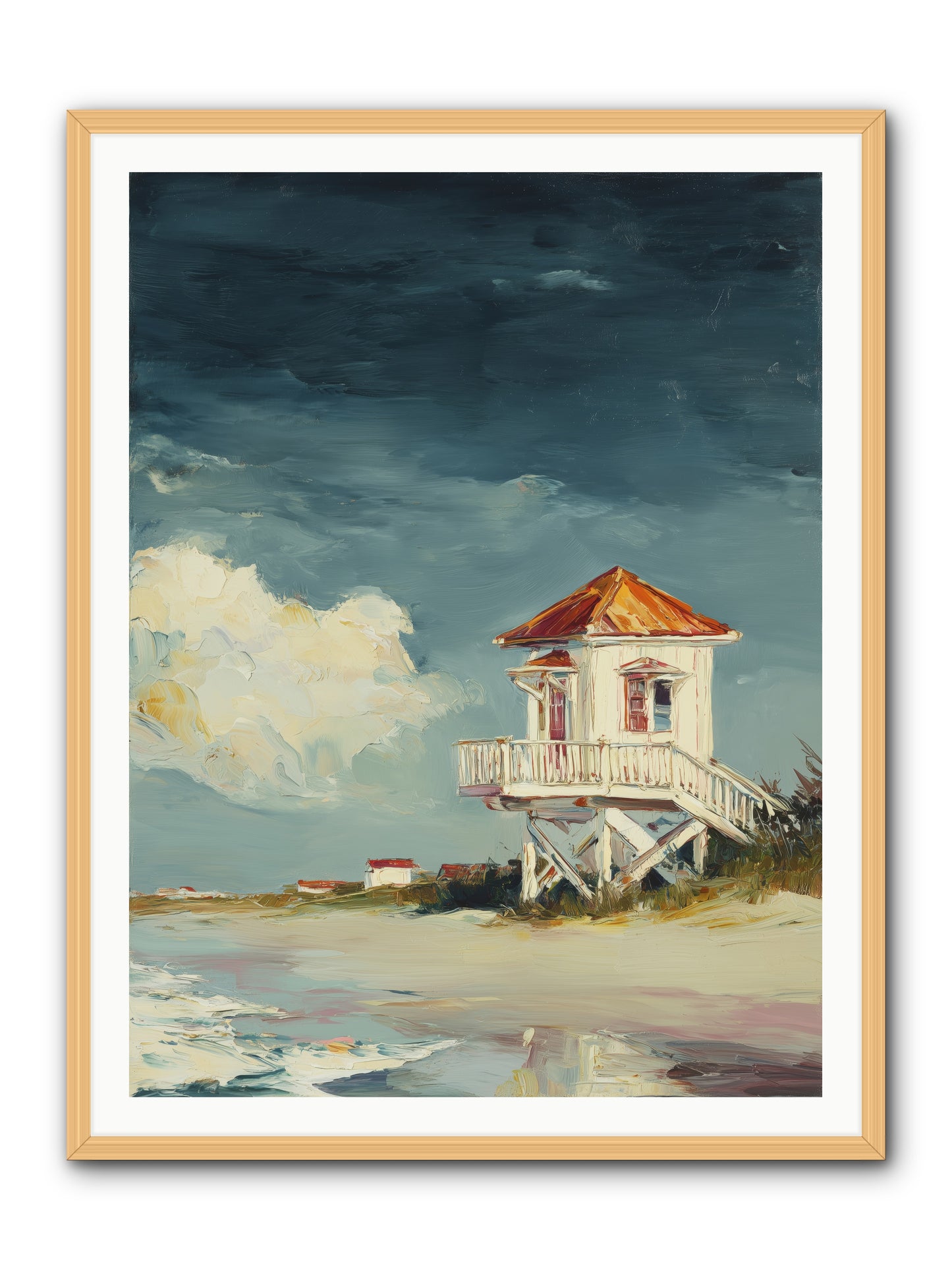 July's Perfect Moment -- Framed Print - Natural 36x48