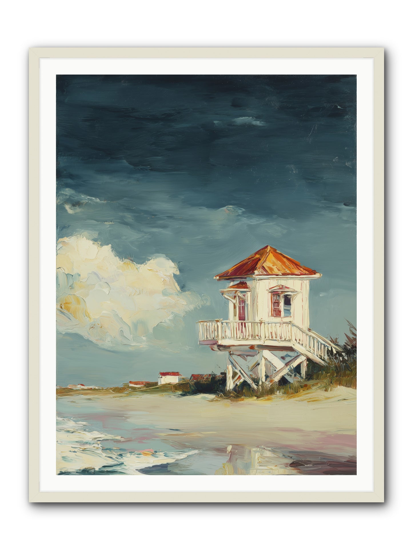 July's Perfect Moment -- Framed Print - White 36x48