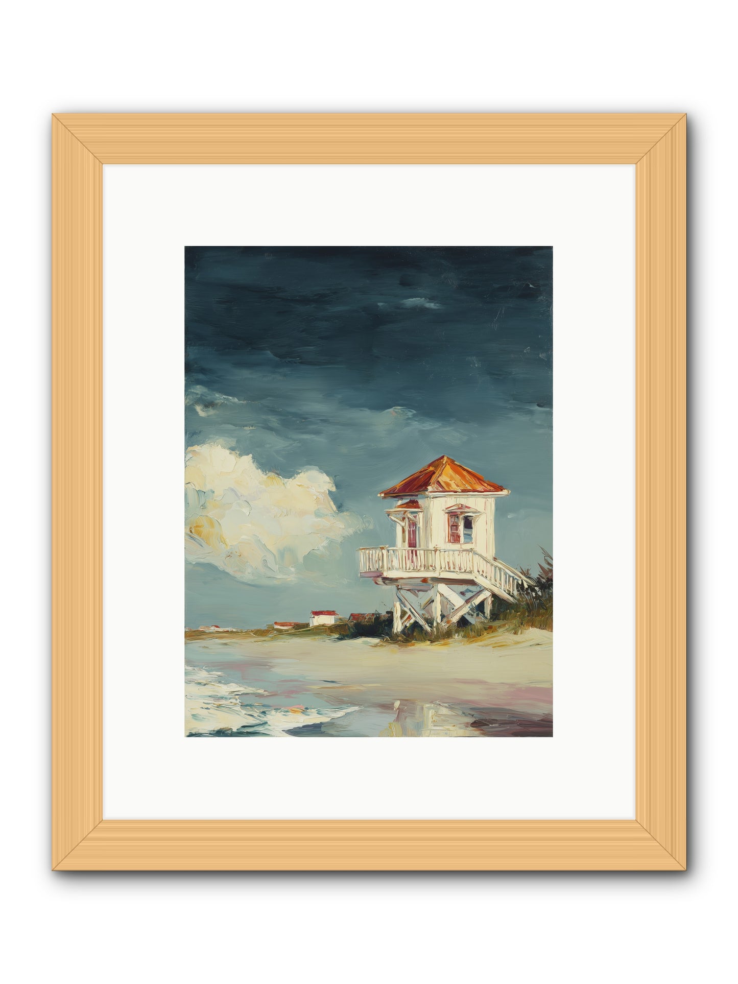 July's Perfect Moment -- Framed Print - Natural 9x12