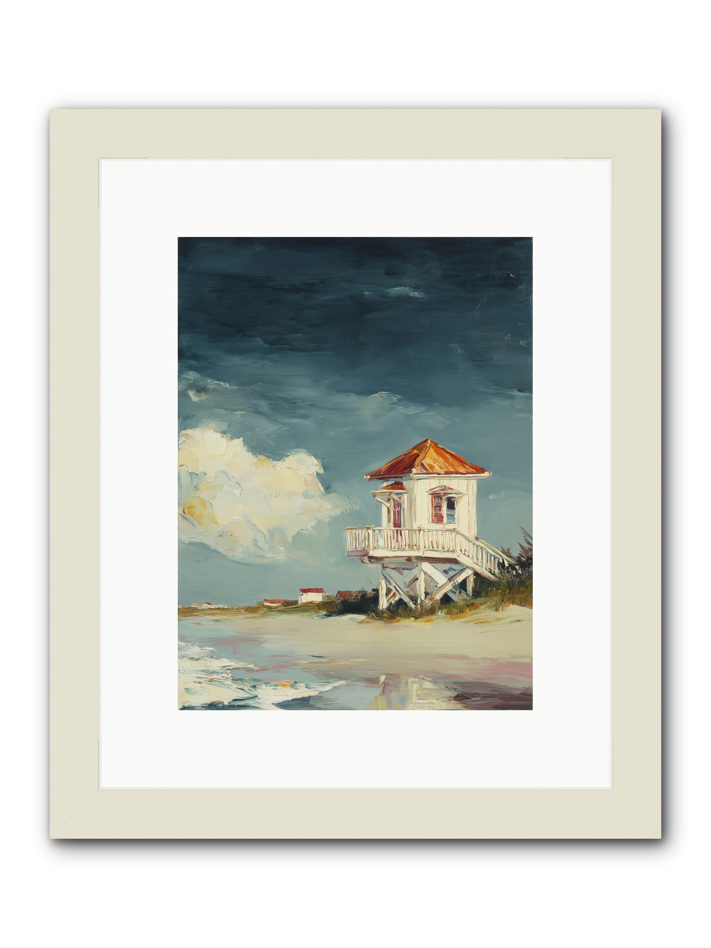 July's Perfect Moment -- Framed Print - White 9x12