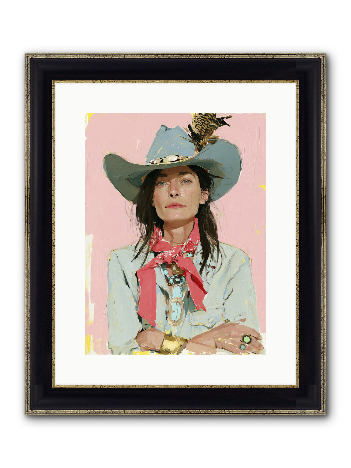 June’s Lucky Horseshoe REZ — June’s-Lucky-Horseshoe_REZ-12x16-Framed-Print-Black-Gold.jpg