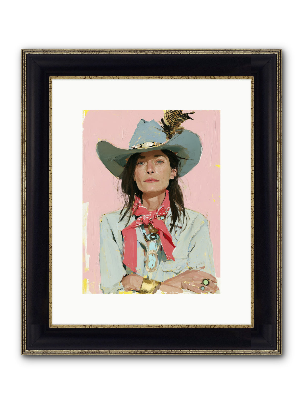 June’s Lucky Horseshoe REZ — June’s-Lucky-Horseshoe_REZ-9x12-Framed-Print-Black-Gold.jpg