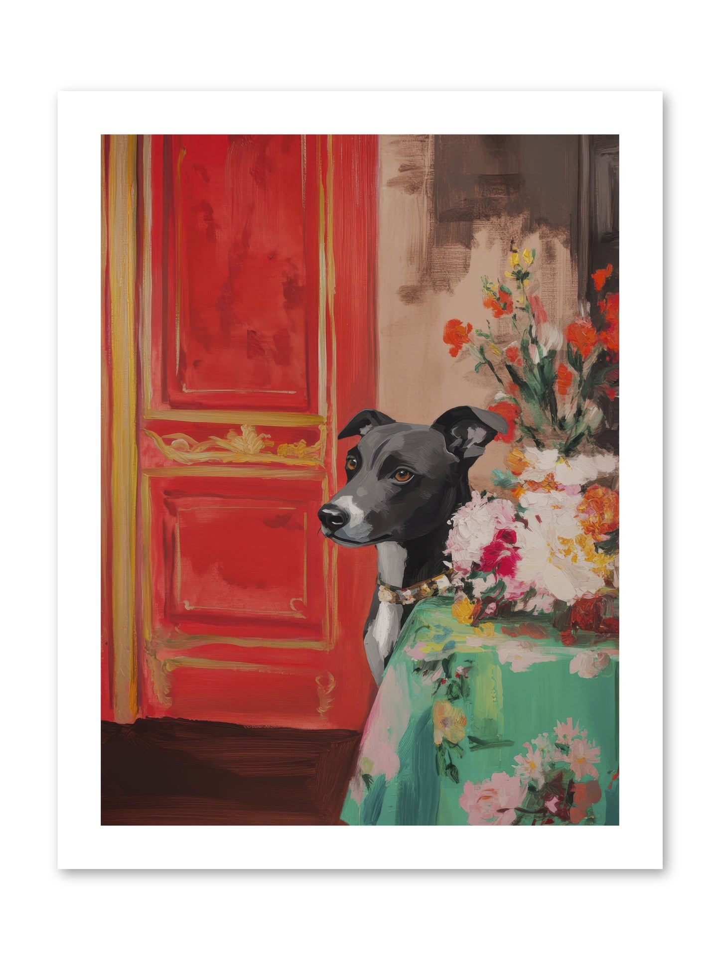 Juniper Grey -- Loose Canvas Print 12x16