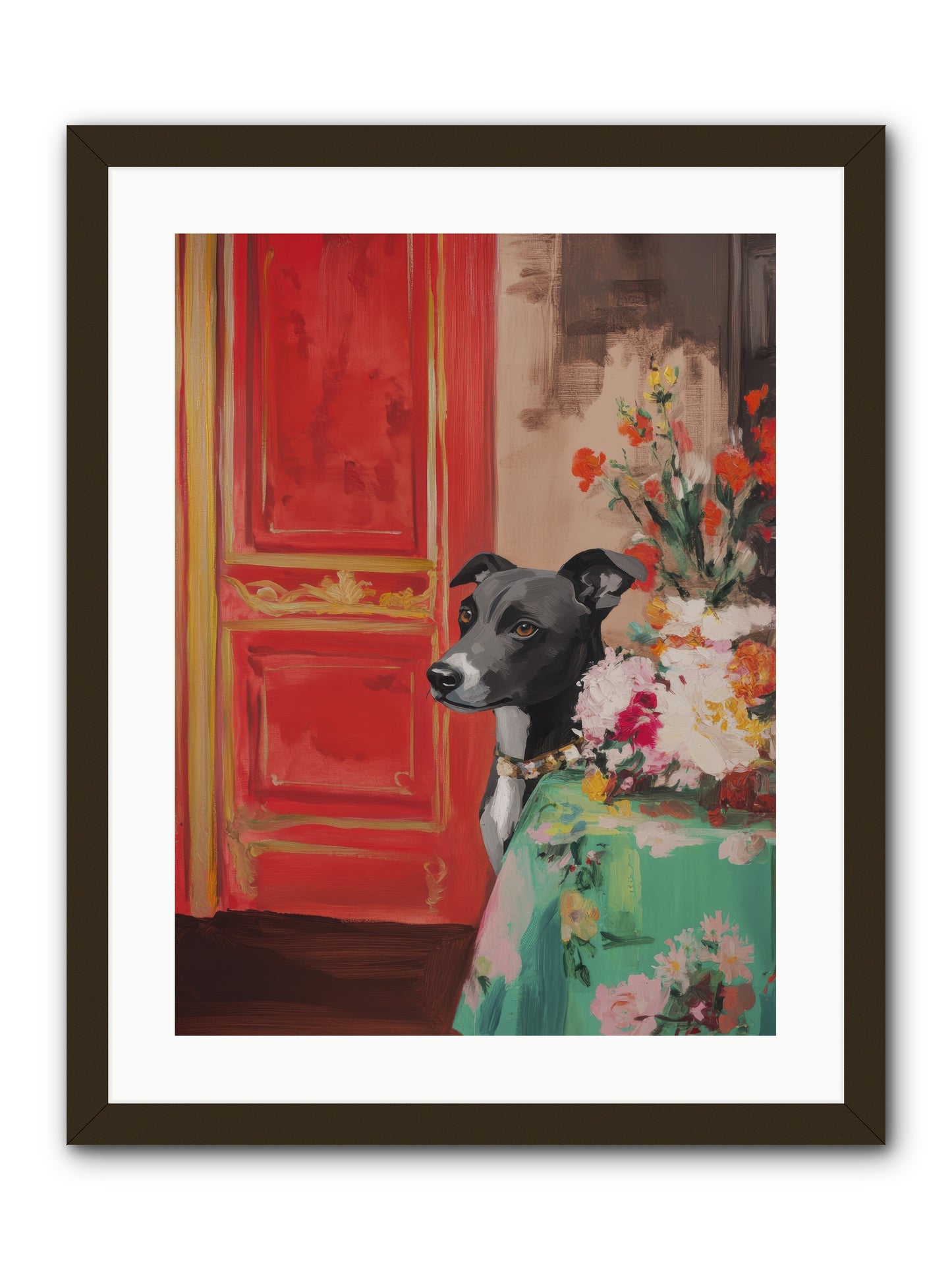 Juniper Grey -- Framed Print - Black 18x24