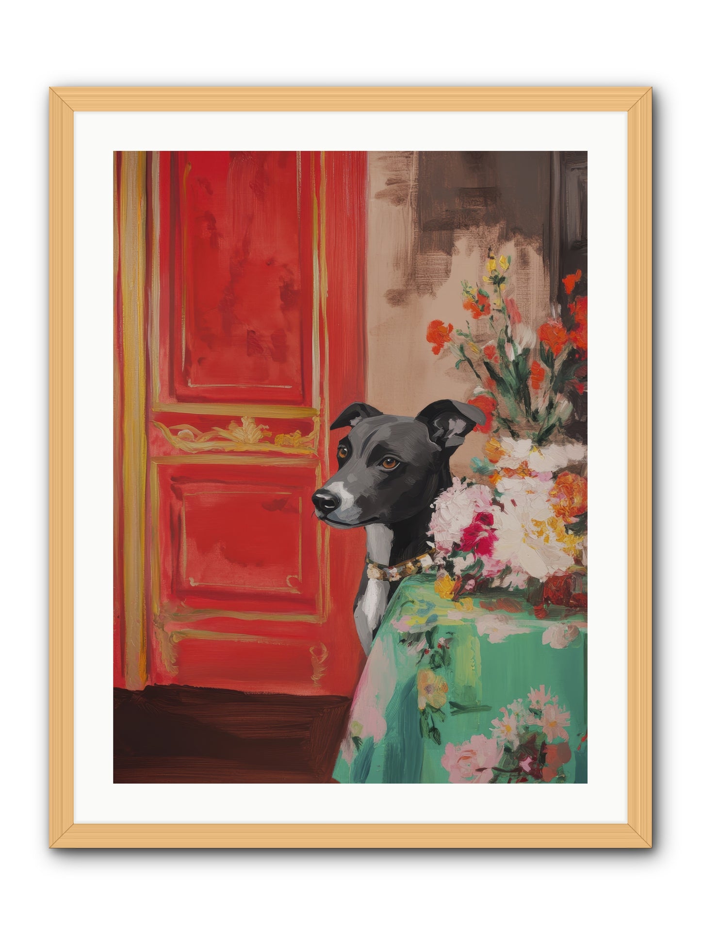 Juniper Grey -- Framed Print - Natural 24x32