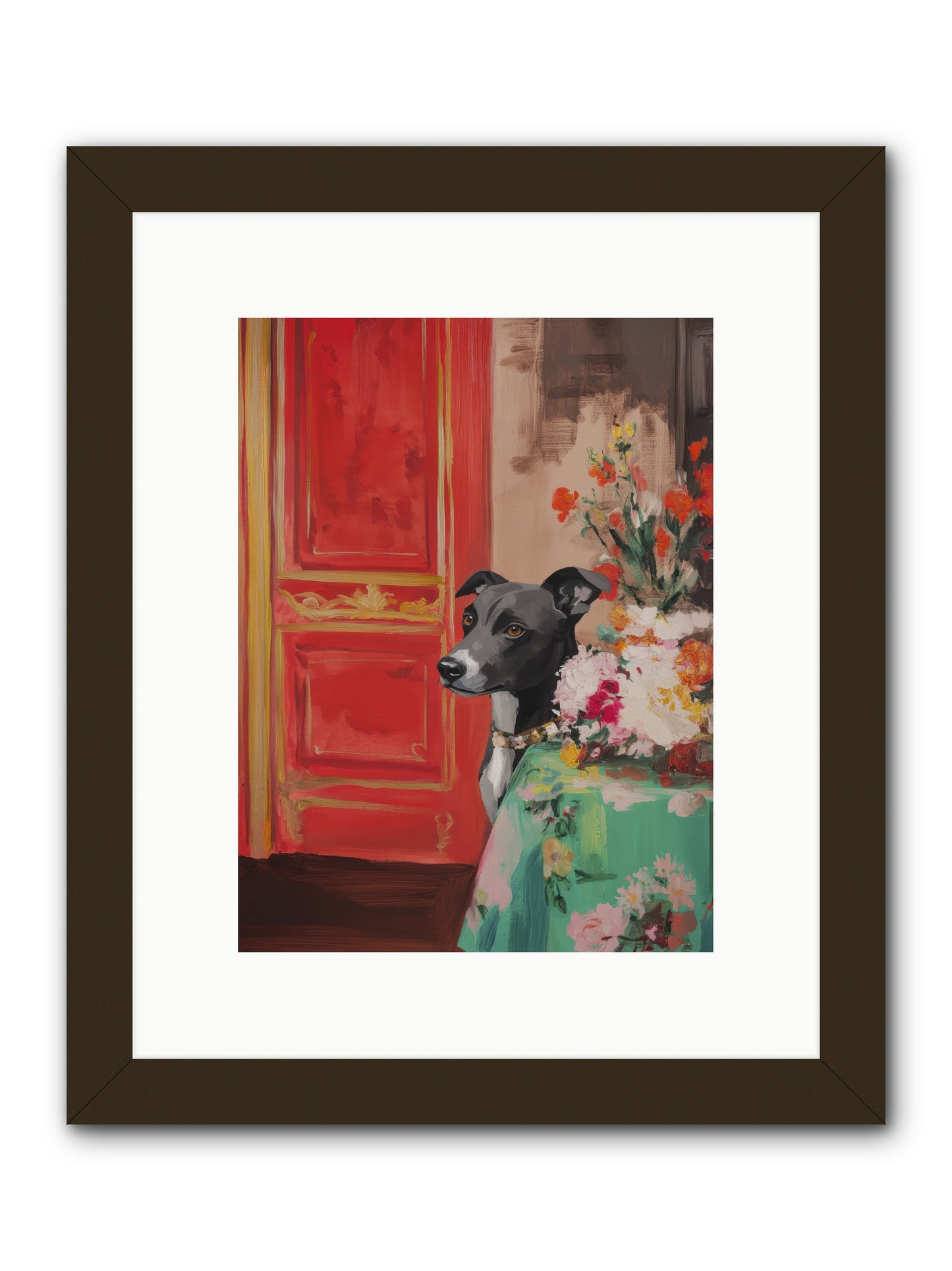 Juniper Grey -- Framed Print - Black 9x12