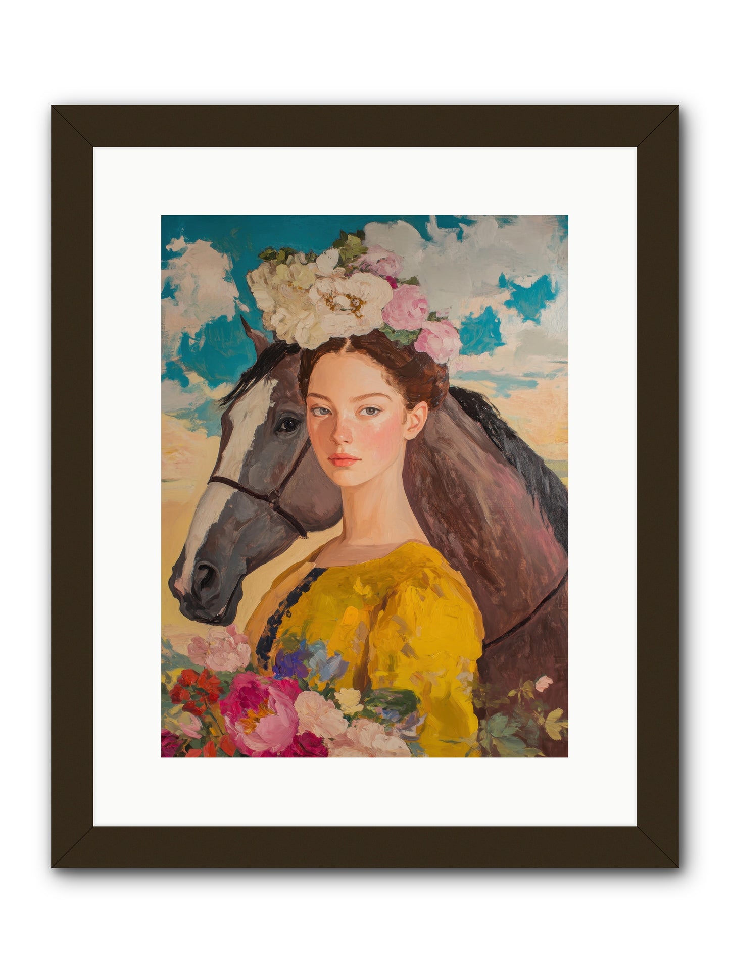 Juniper Ridge -- Framed Print - Black 12x16