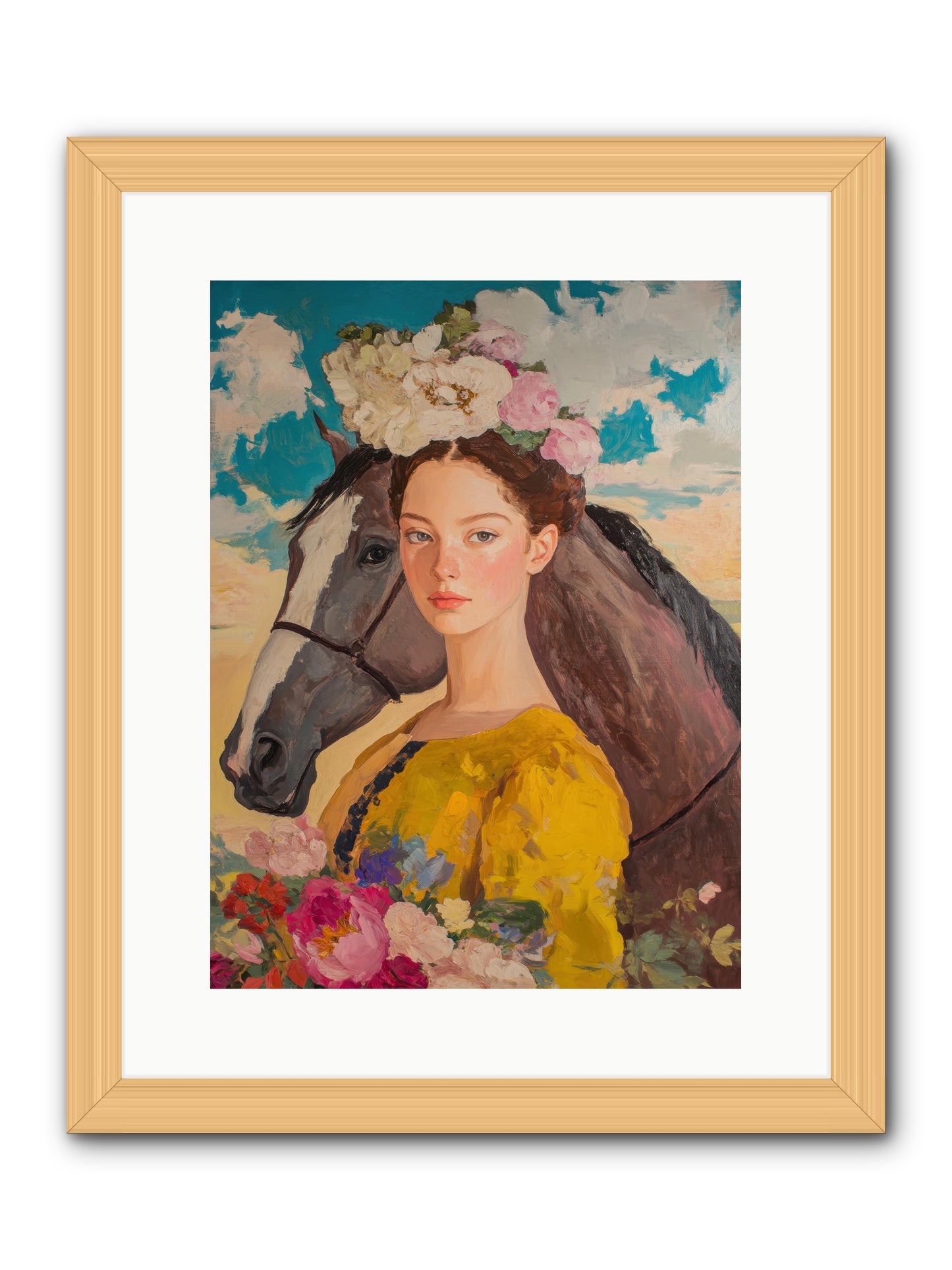 Juniper Ridge -- Framed Print - Natural 12x16