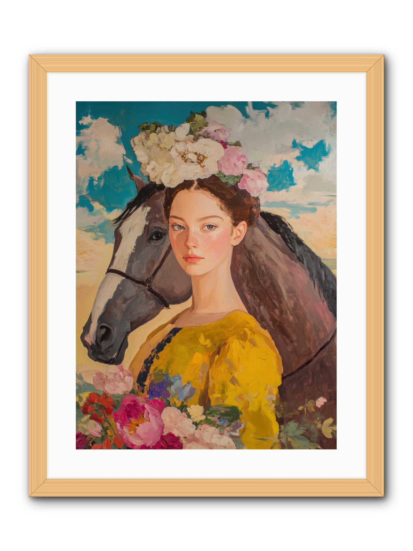 Juniper Ridge -- Framed Print - Natural 18x24