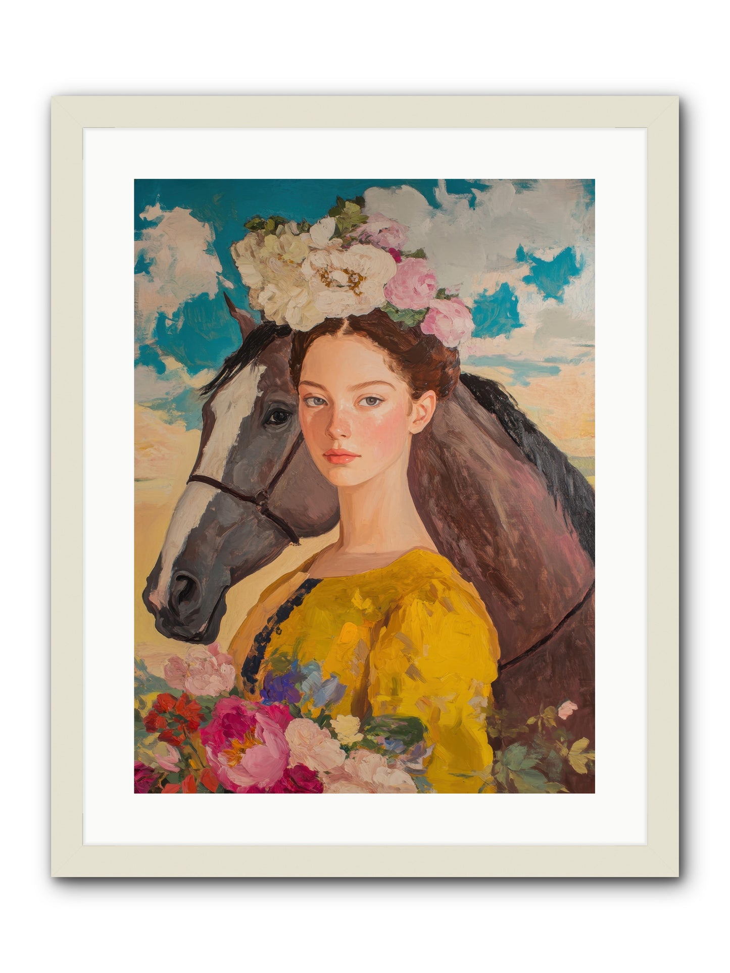 Juniper Ridge -- Framed Print - White 18x24